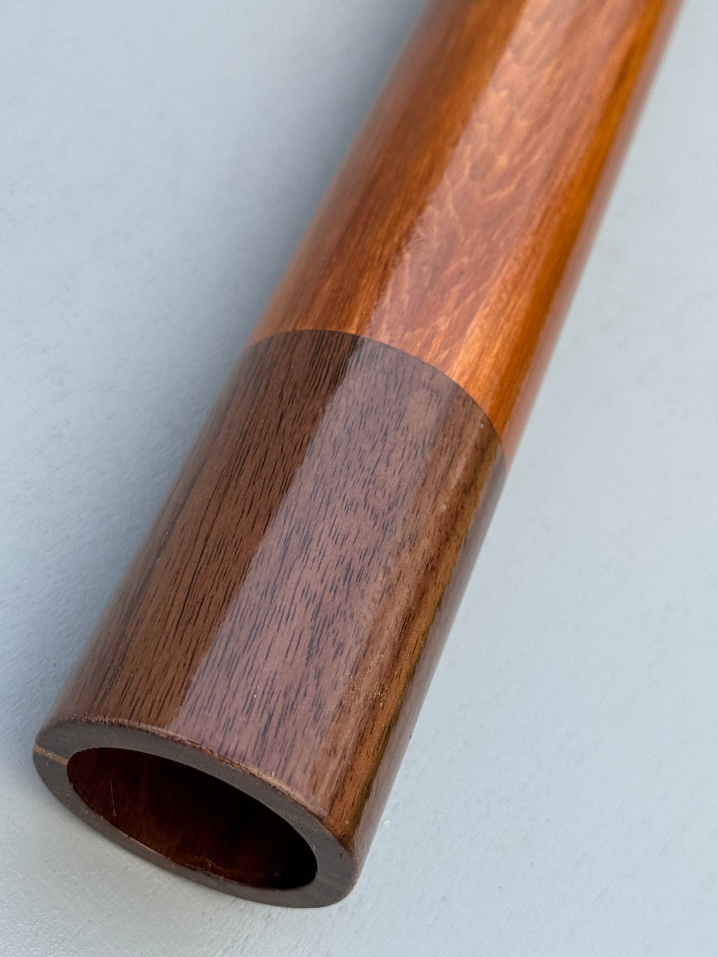 Native American bass flute Cedar& Walnut A 440Hz