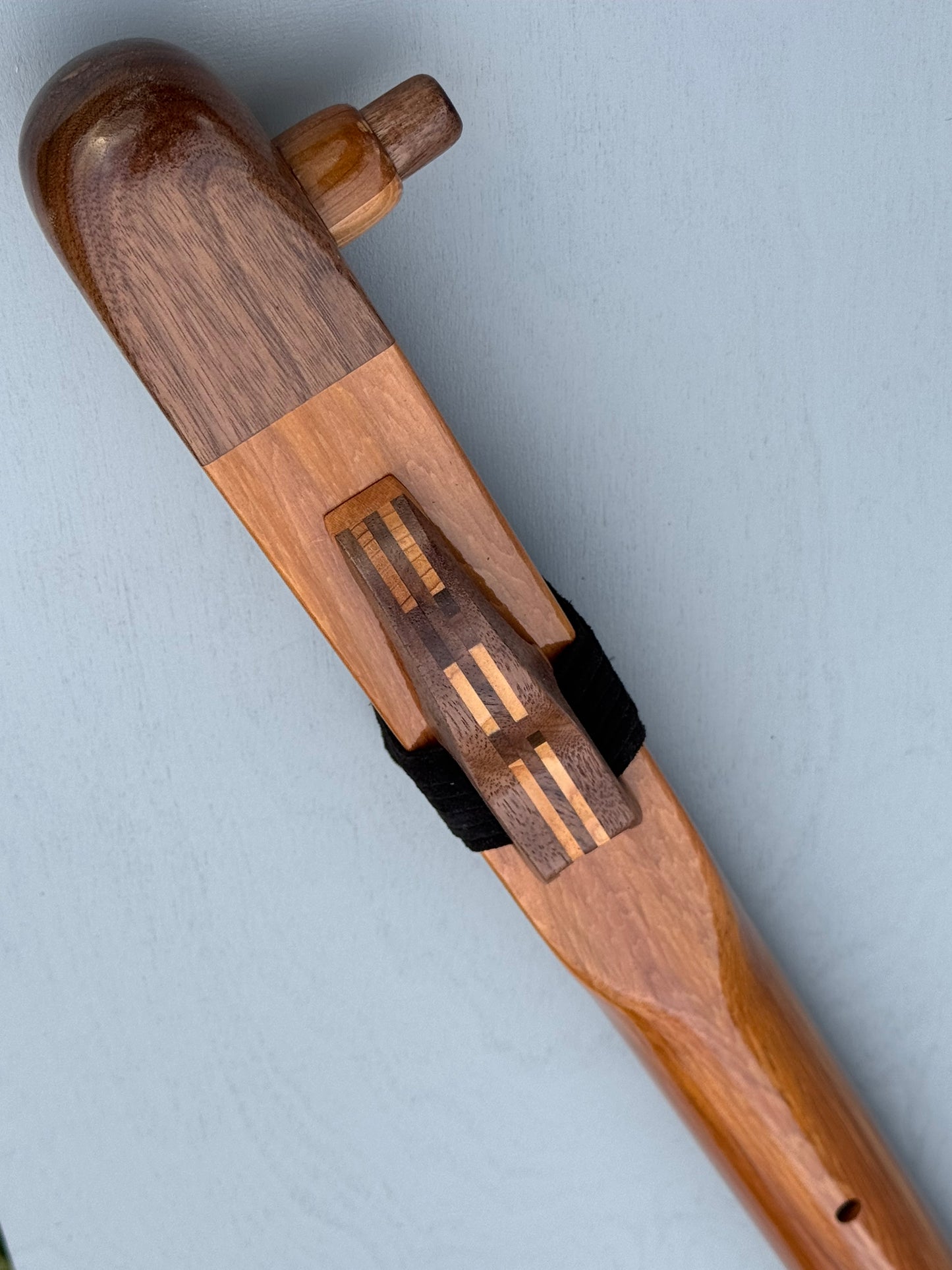 Native American bass flute Cedar& Walnut A 440Hz