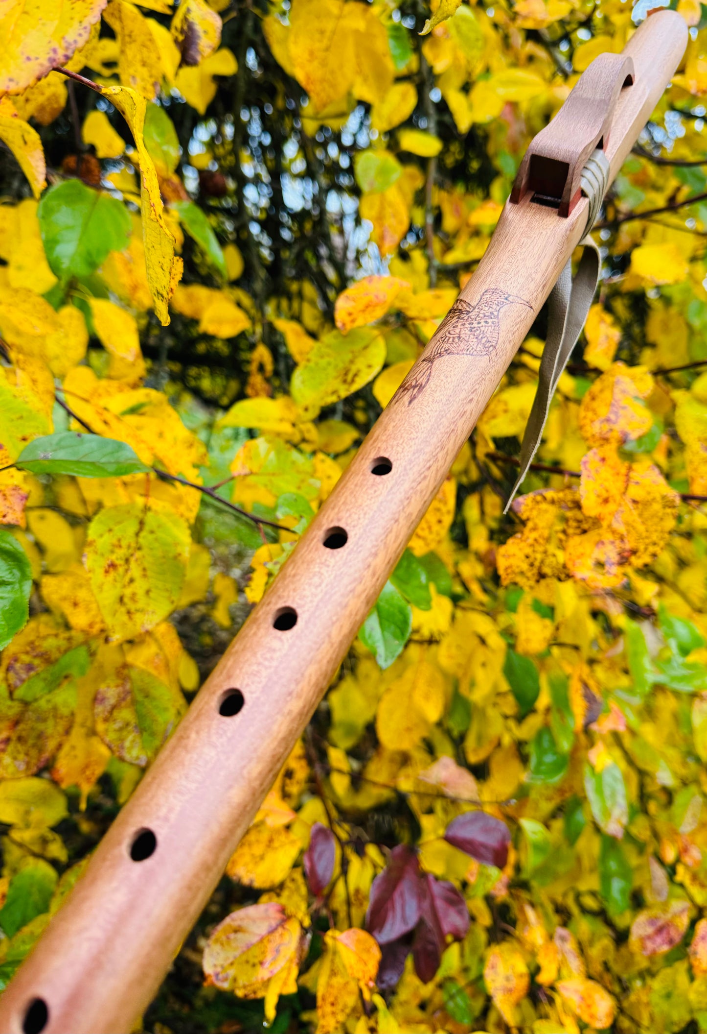 Native Americans flute Sapele F 432Hz