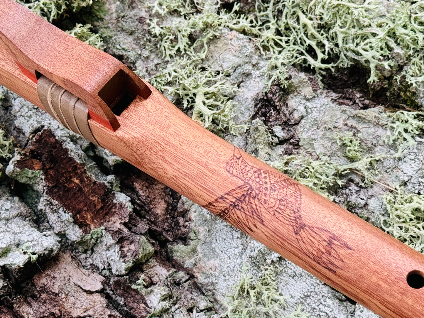 Native Americans flute Sapele F 432Hz