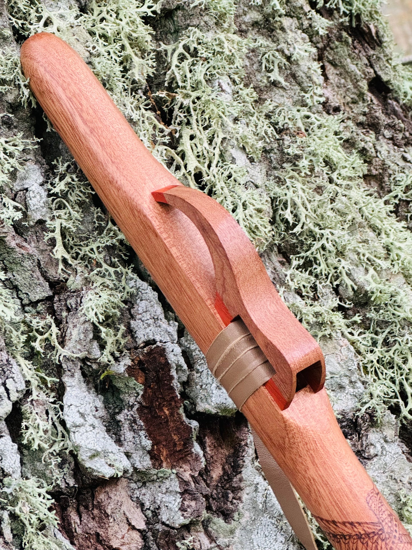 Native Americans flute Sapele F 432Hz