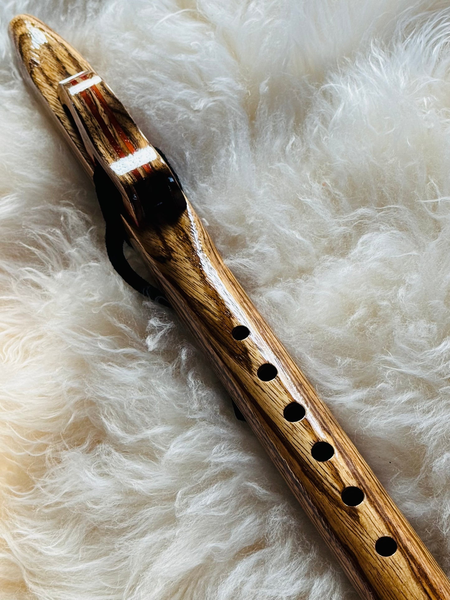 Native American style flute Zebrano A 440Hz