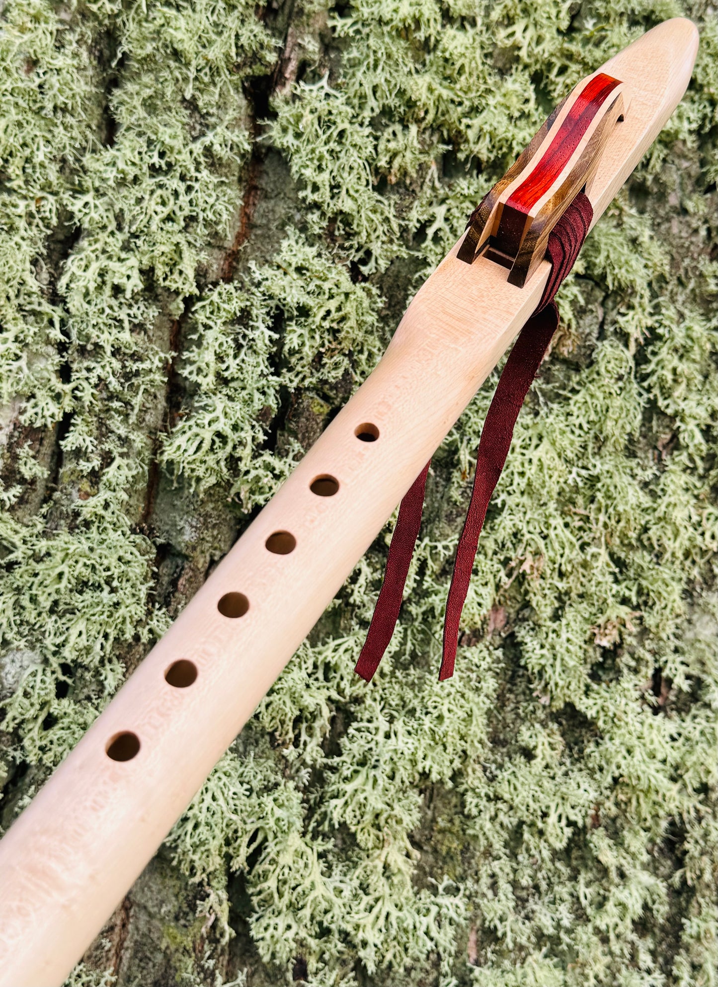 Native Americans flute Birdeye maple A 432Hz