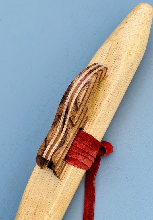 Native American style bass flute Abachi D 440Hz