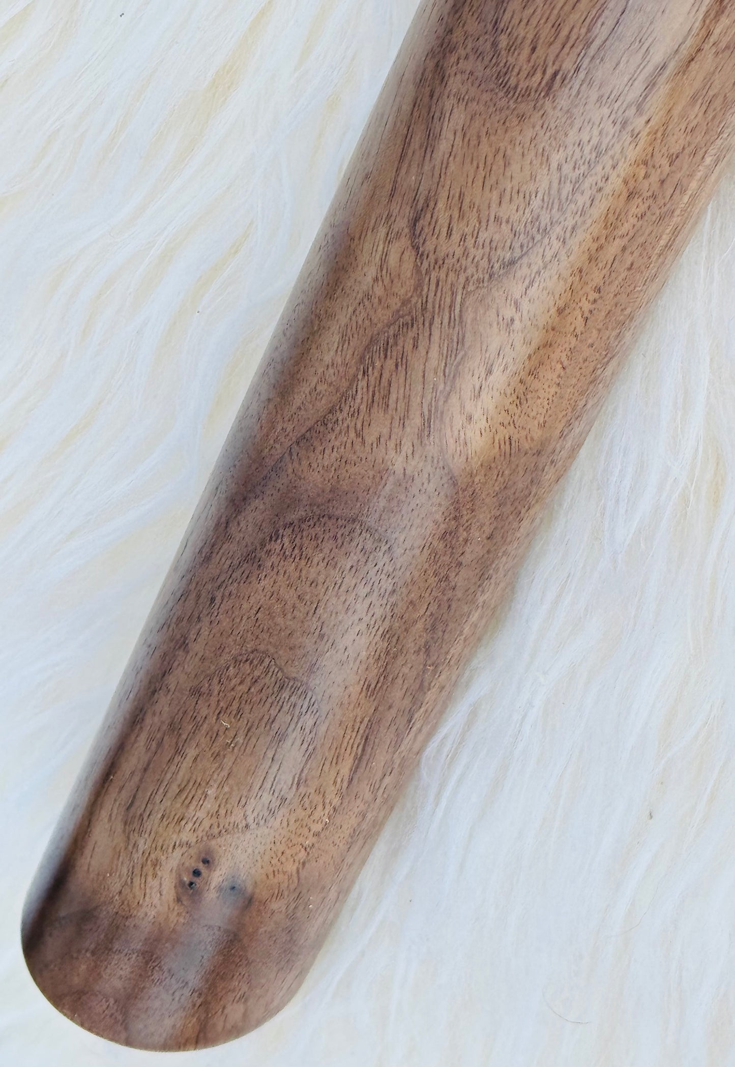 Native American style bass flute Walnut D 440Hz