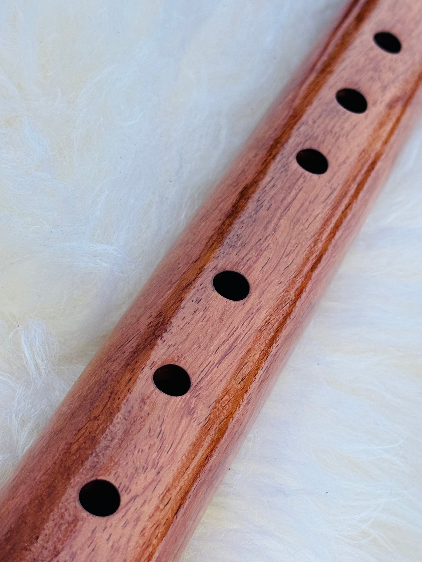 Native American style bass flute Bubinga D 440Hz