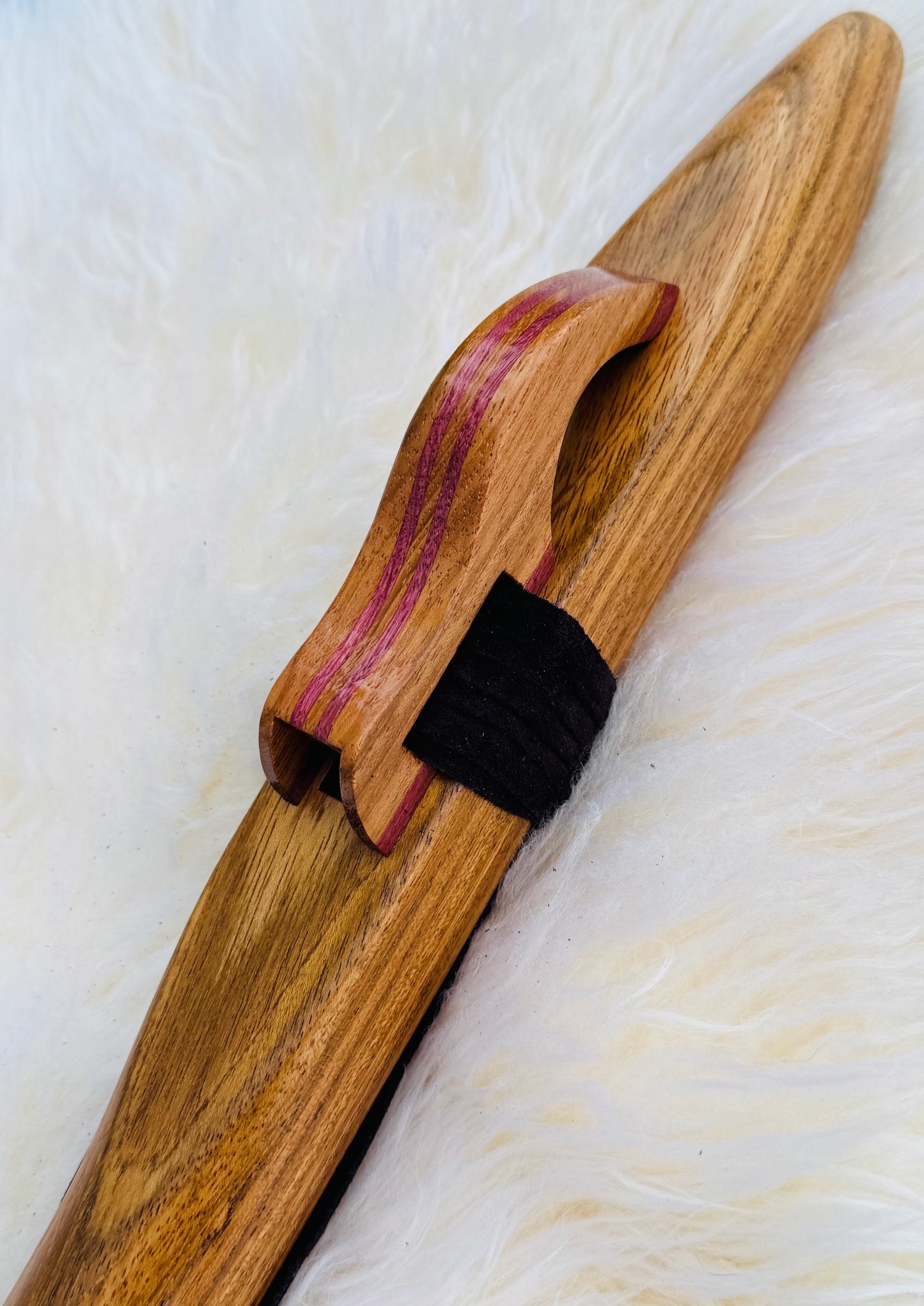 Native American style bass flute Jatoba D 440Hz