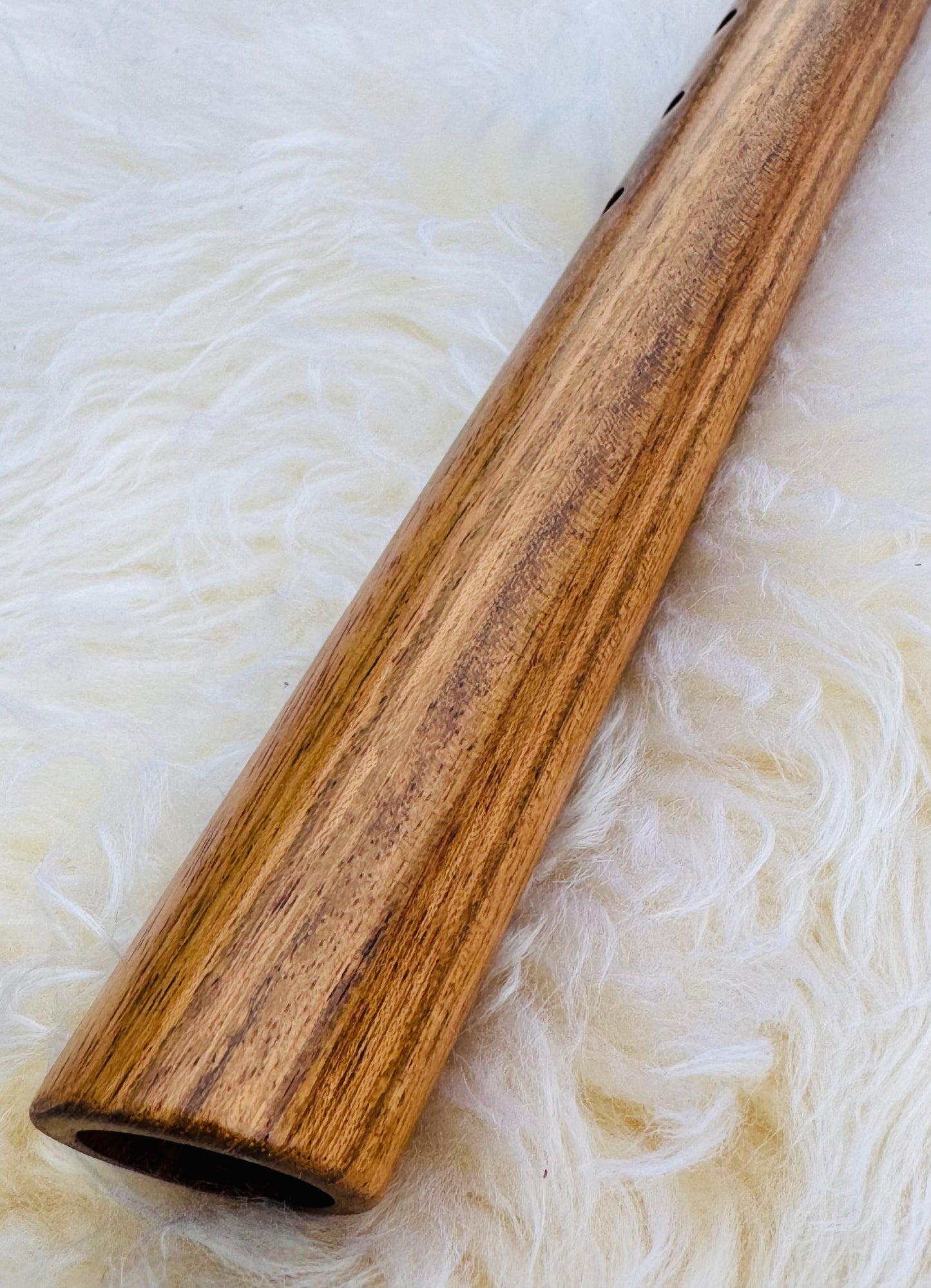 Native American style bass flute Jatoba D 440Hz
