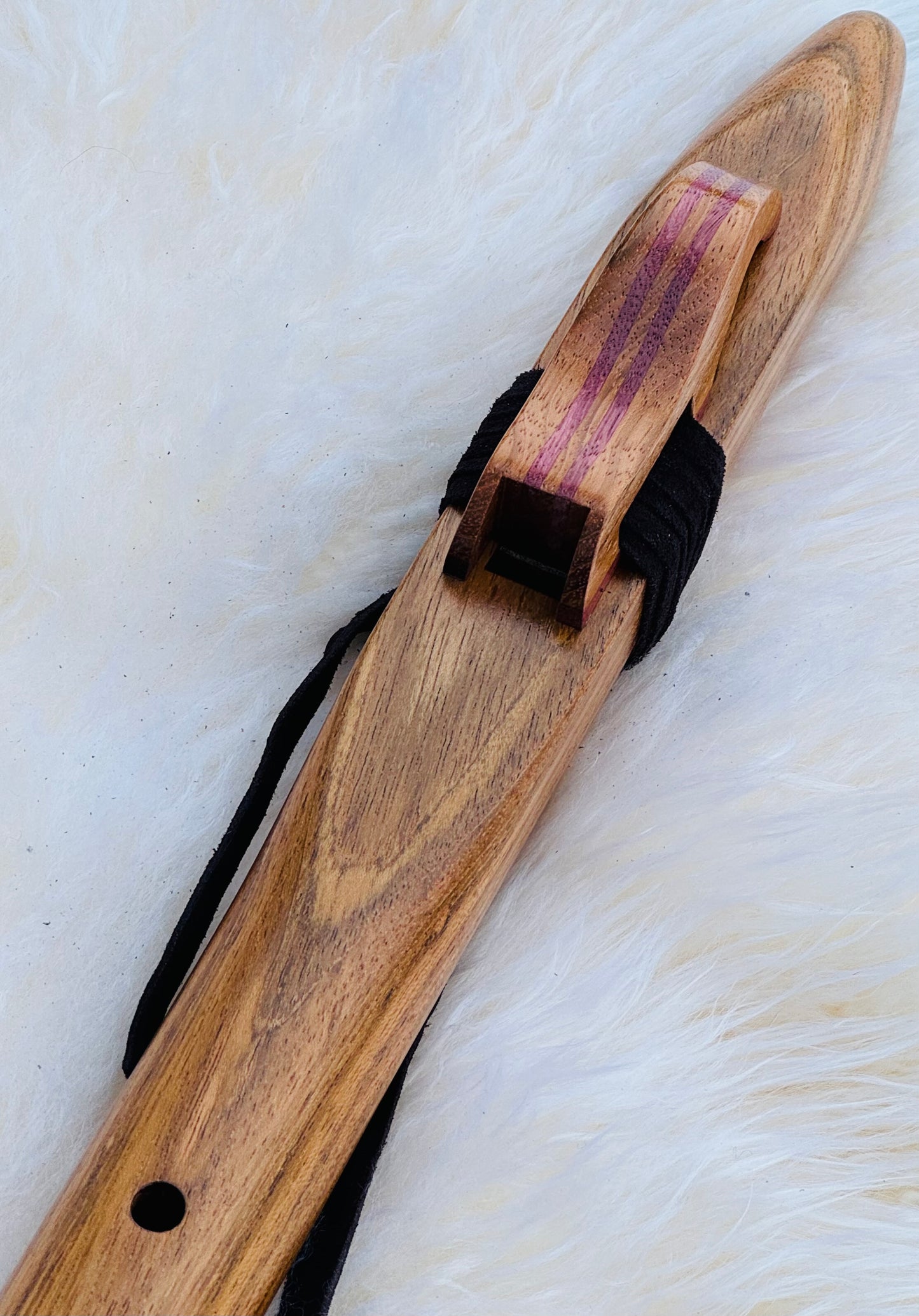 Native American style bass flute Jatoba D 440Hz