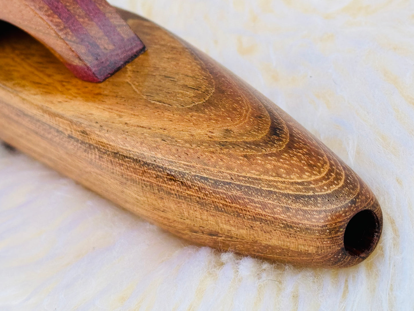 Native American style bass flute Jatoba D 440Hz