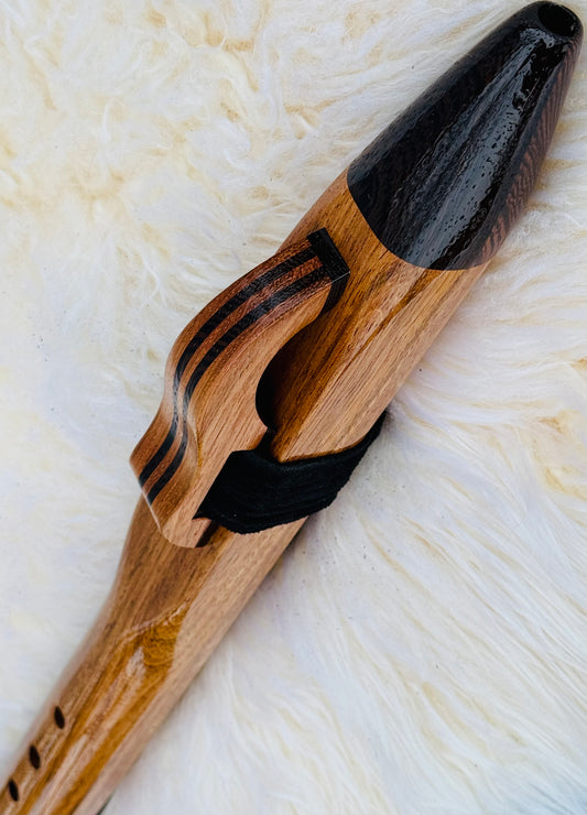 Native American Style bass flute Jatoba&Wenge D 432Hz