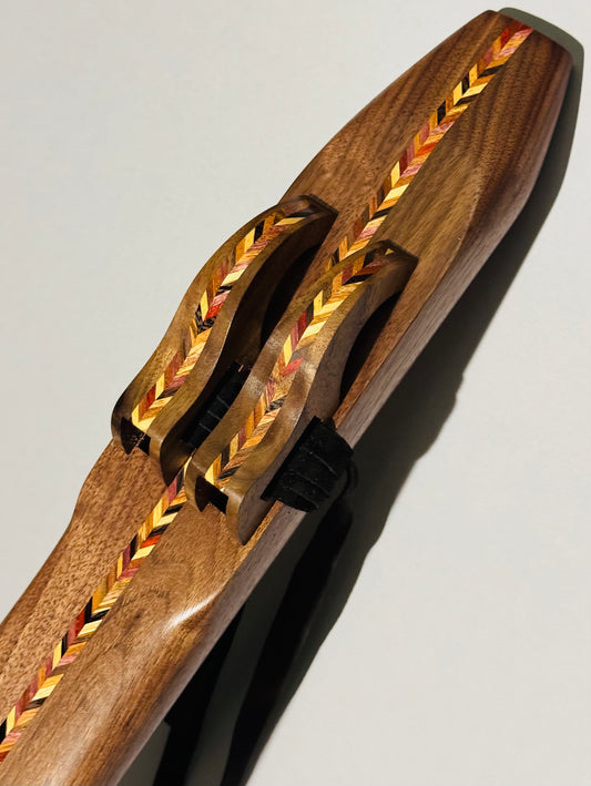 Native Americans Double Bass flute Walnut D432Hz