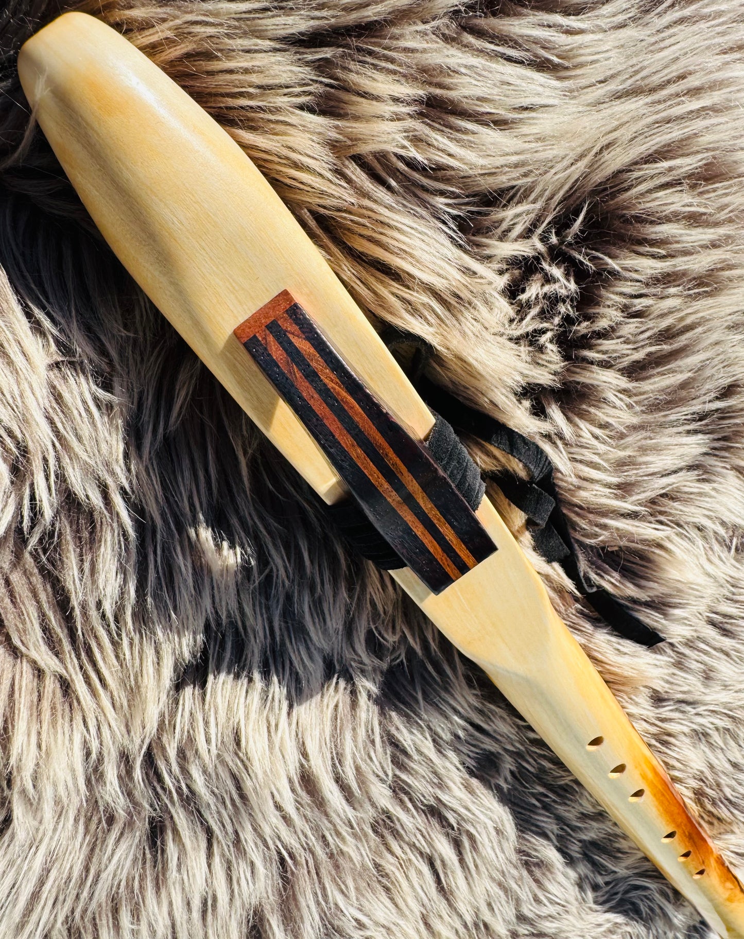 Native American style bass flute Aspen B 440Hz