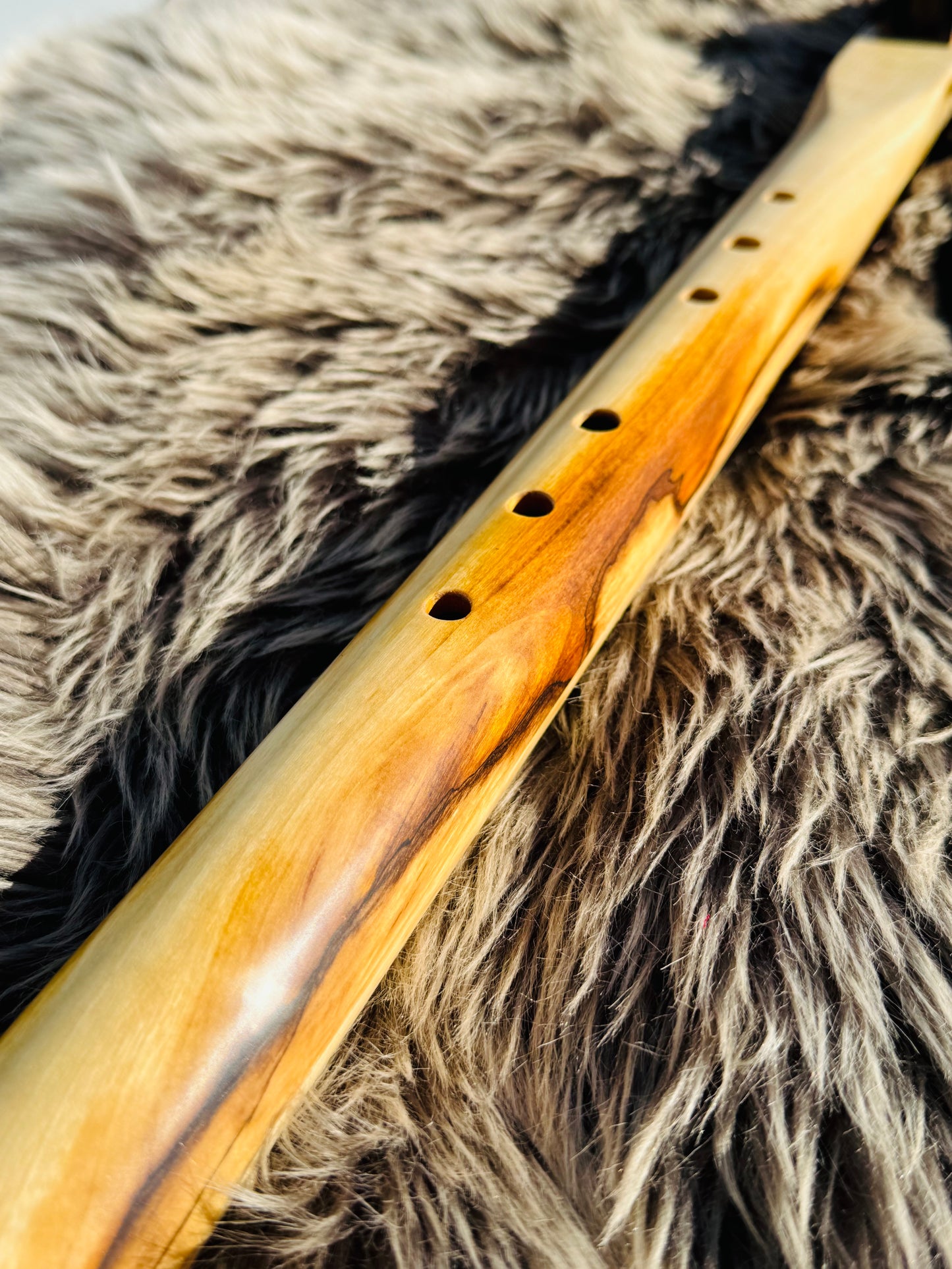 Native American style bass flute Aspen B 440Hz