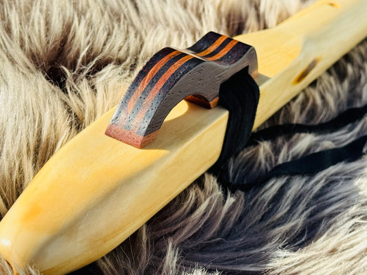 Native American style bass flute Aspen B 440Hz