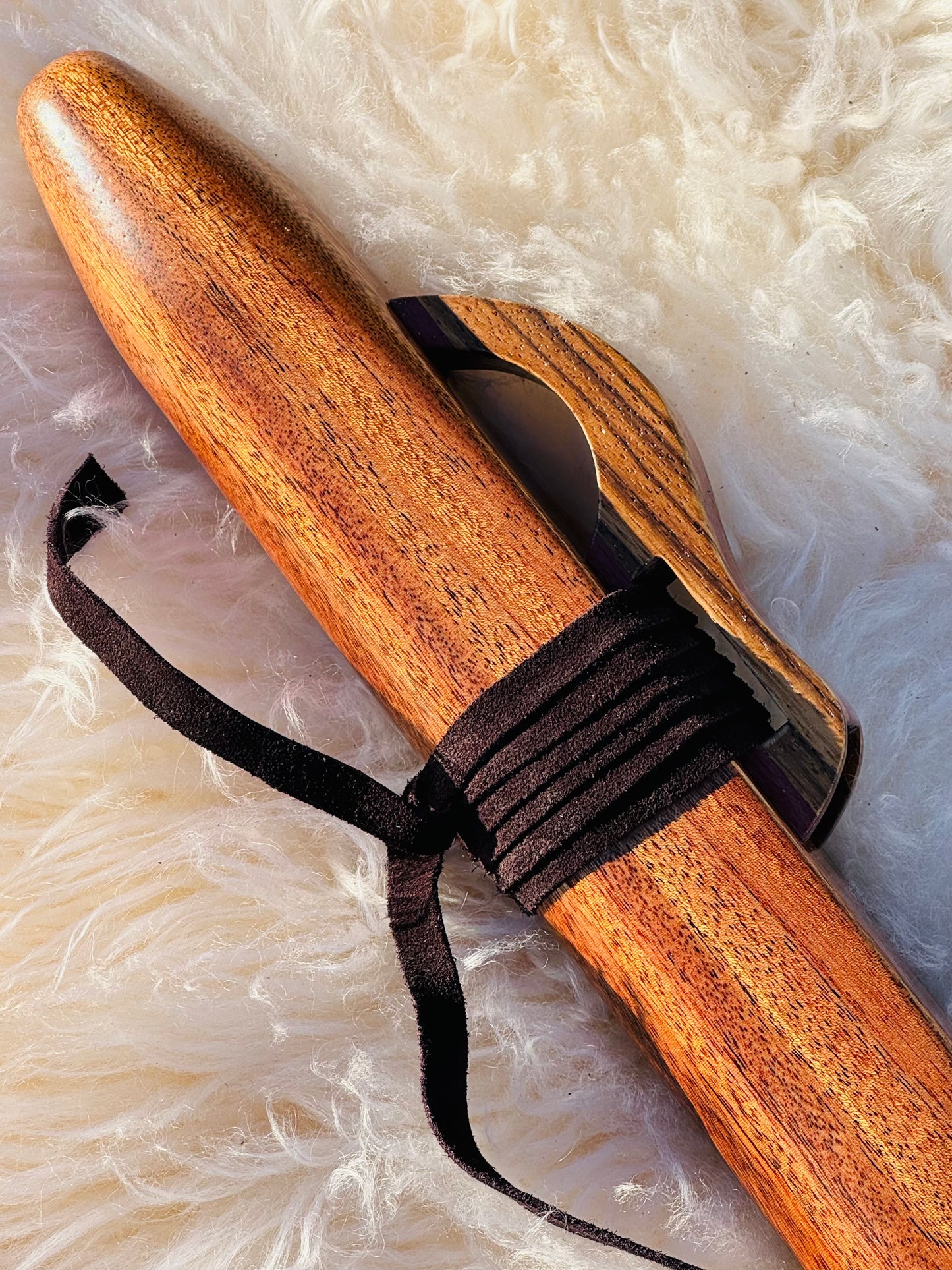 Native American style bass flutes Sapelli C 440Hz