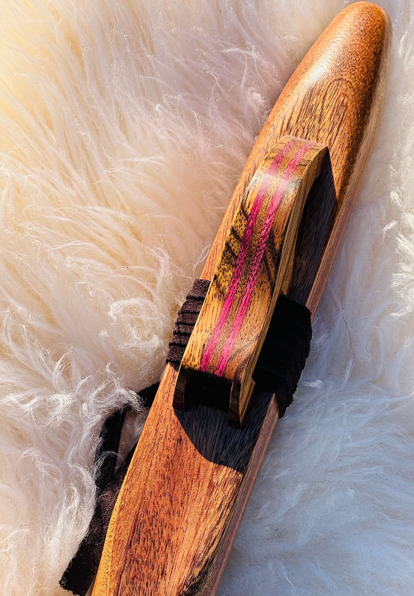 Native American style bass flutes Sapelli C 440Hz