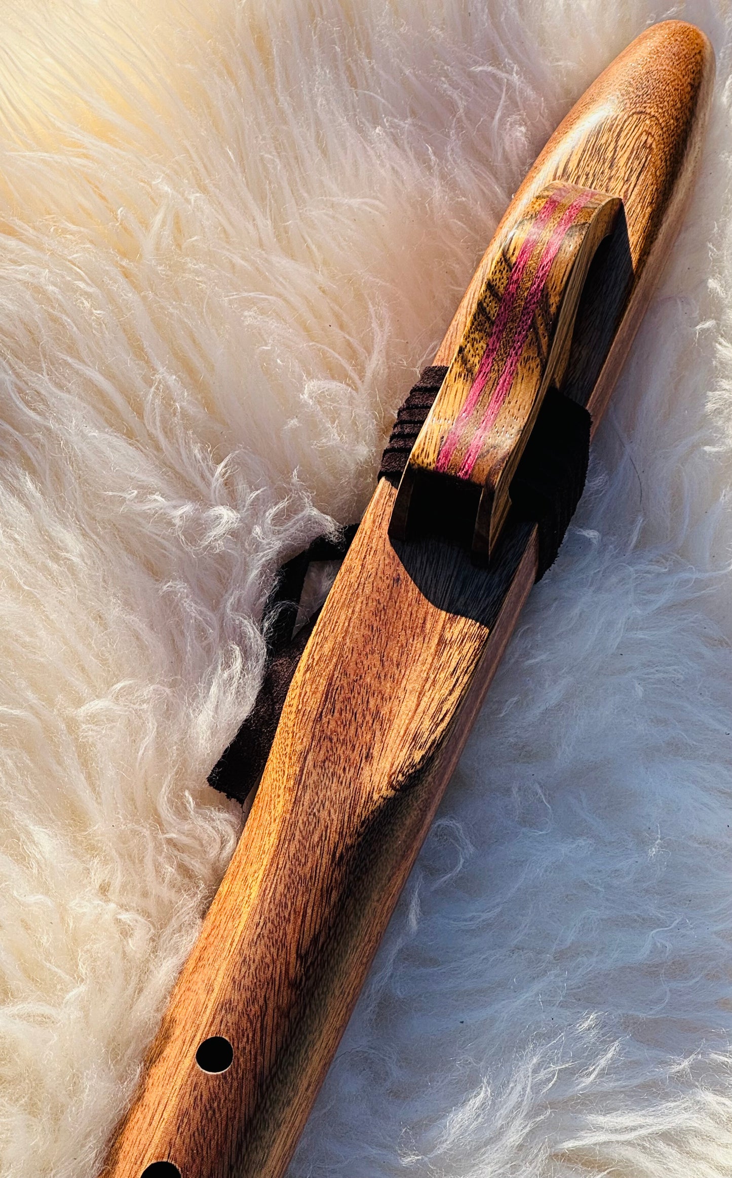 Native American style bass flutes Sapelli C 440Hz