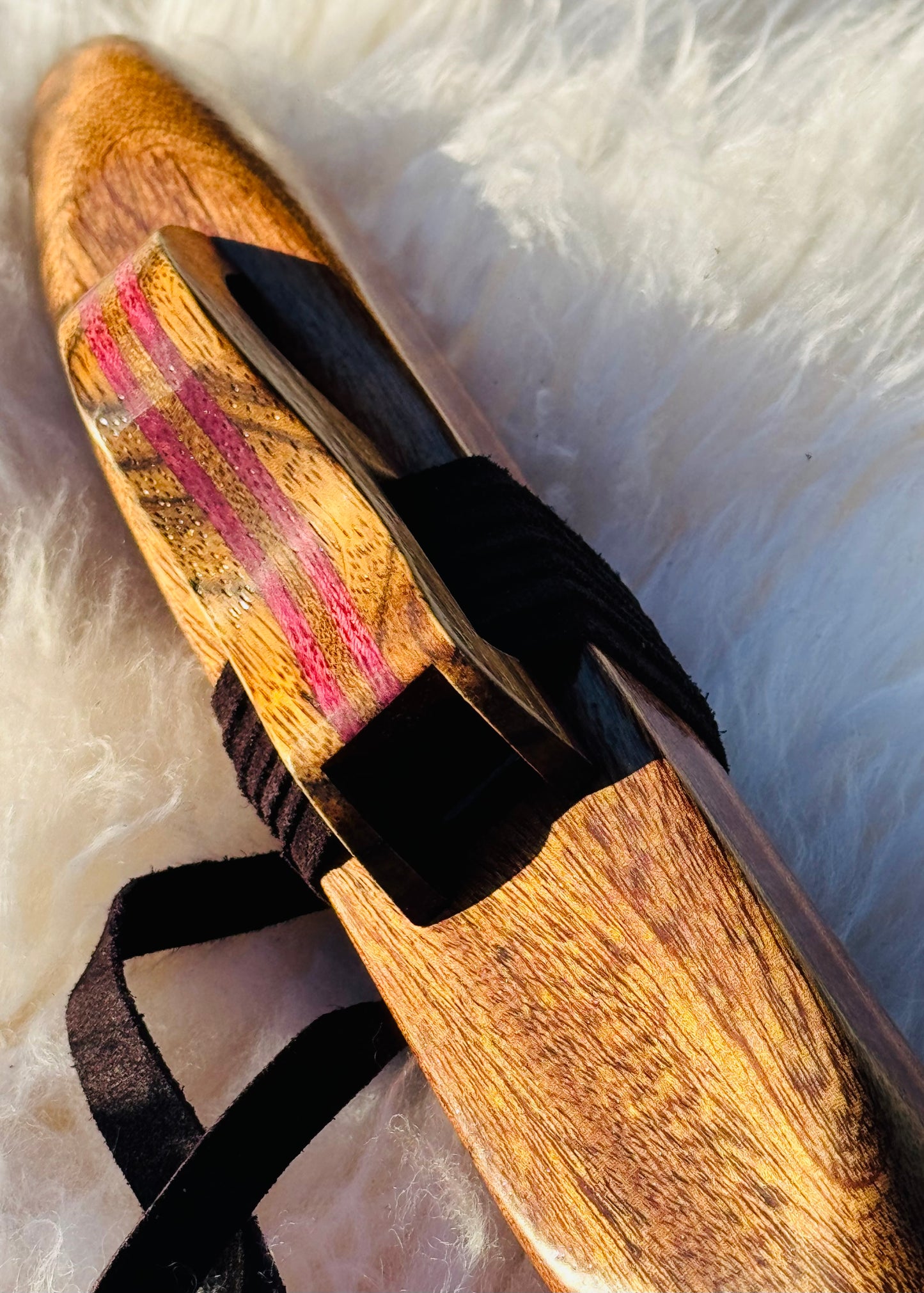 Native American style bass flutes Sapelli C 440Hz