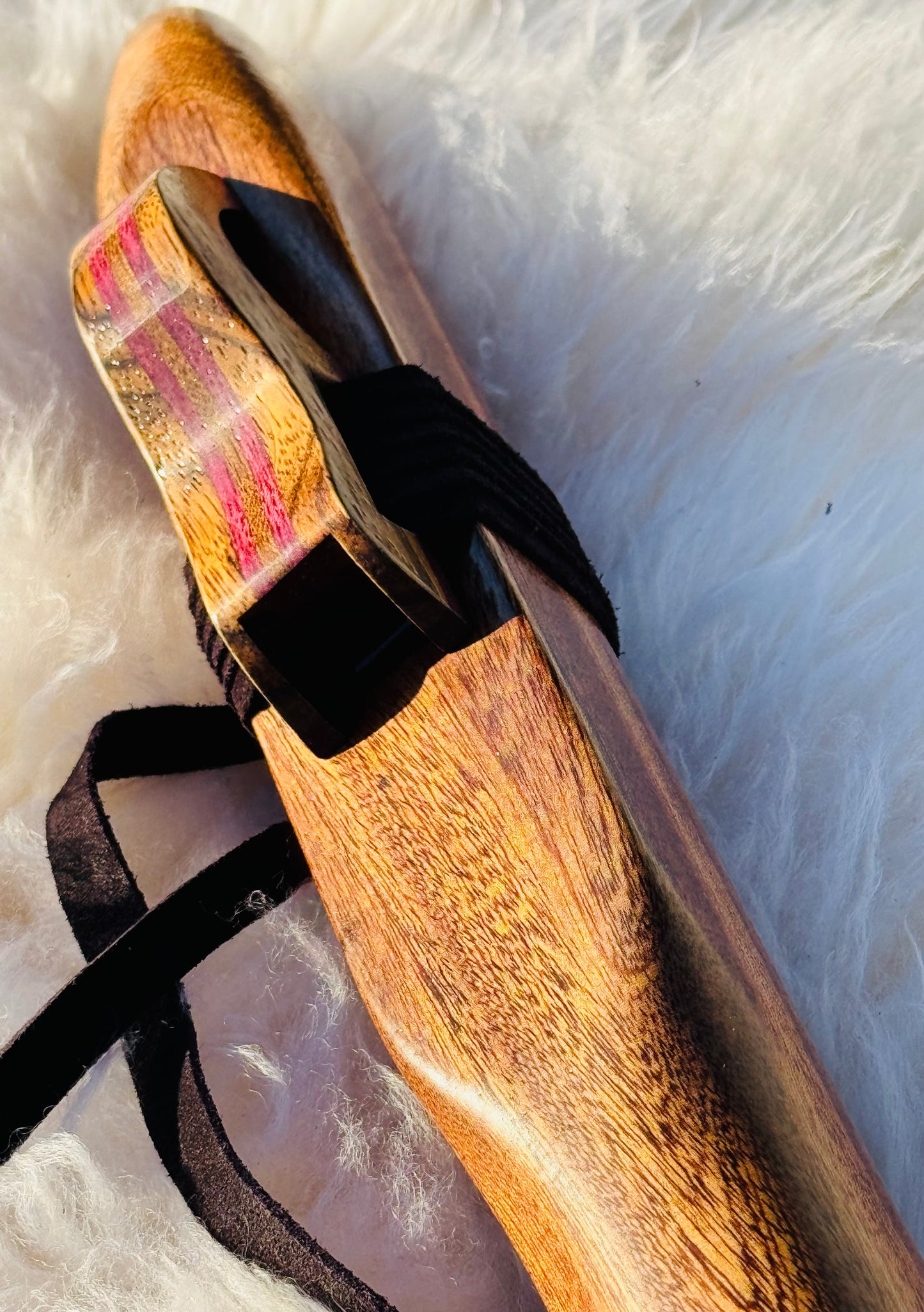 Native American style bass flutes Sapelli C 440Hz