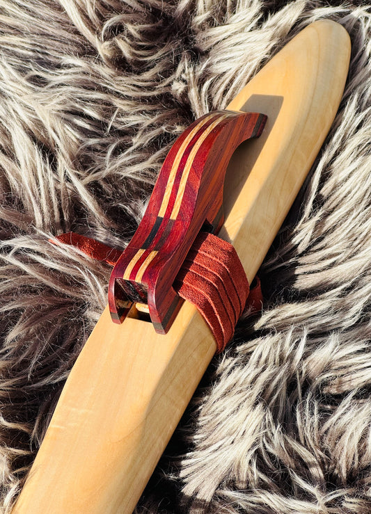 Native American style bass flute Chestnut C 440Hz