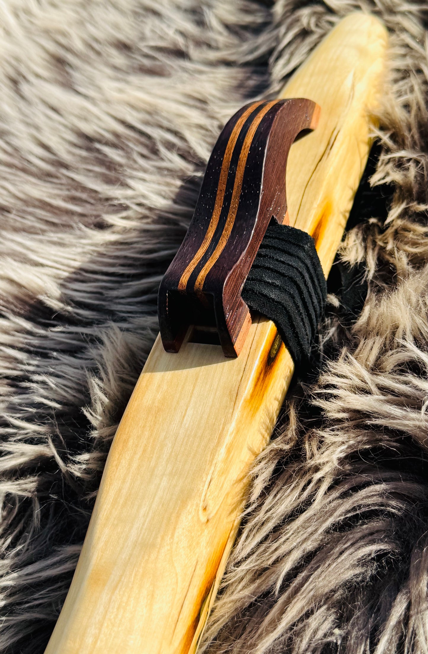 Native American style bass flute Aspen B 432Hz