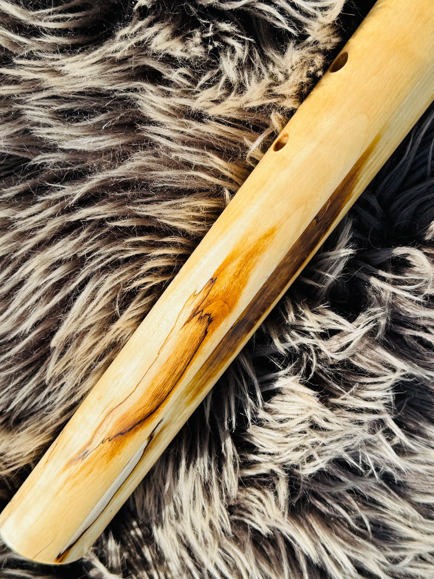 Native American style bass flute Aspen B 432Hz