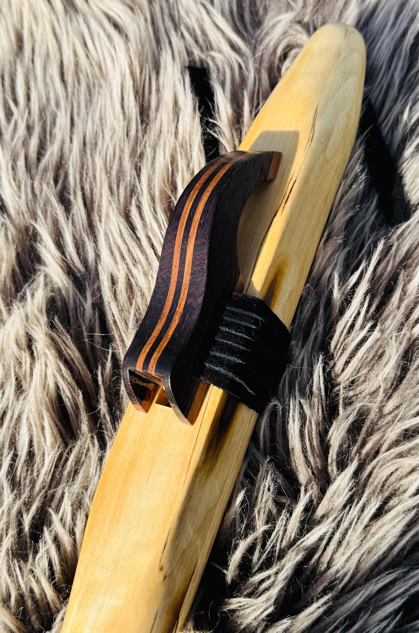 Native American style bass flute Aspen B 432Hz