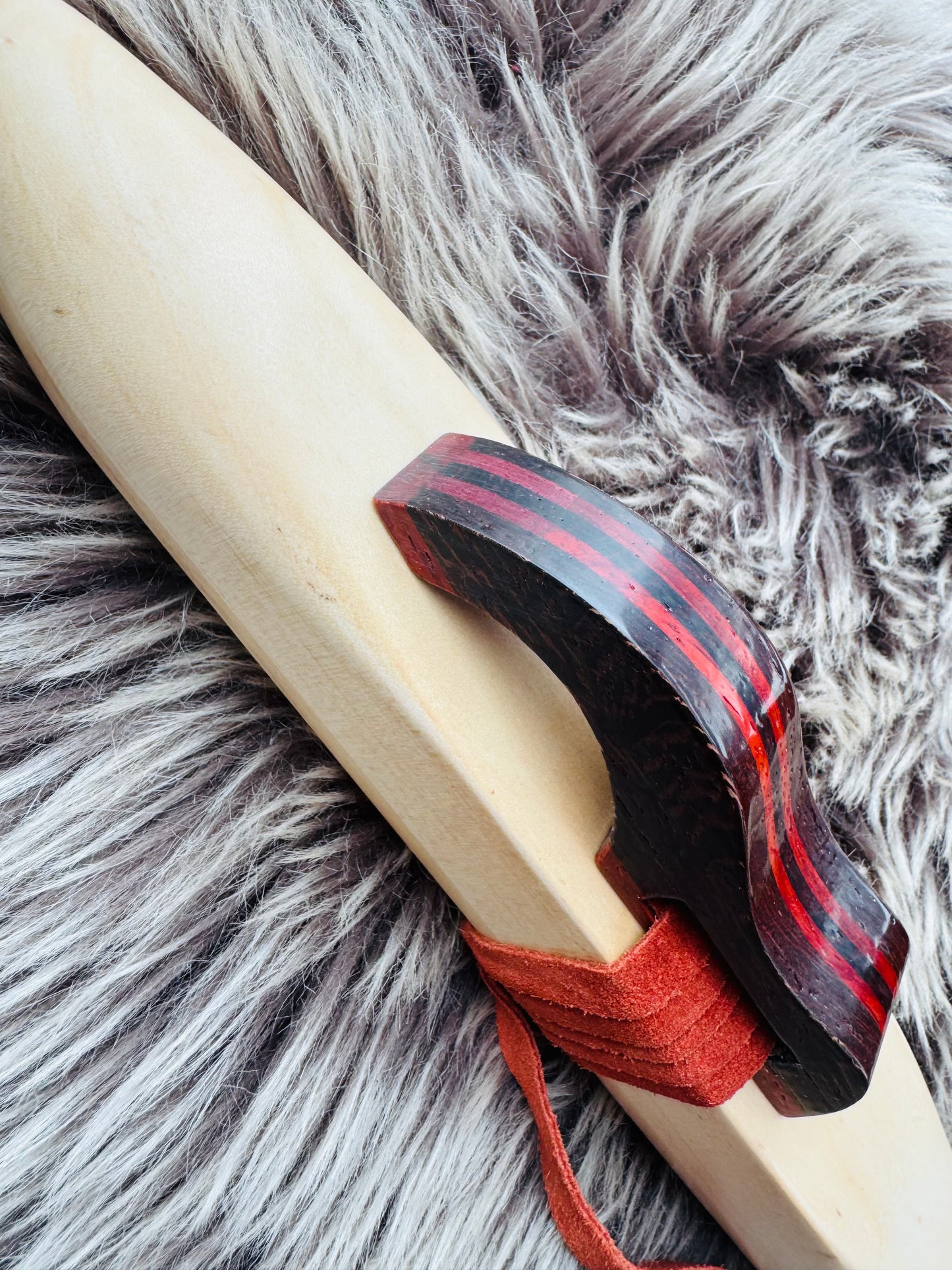 Native American style bass flute maple C 432Hz