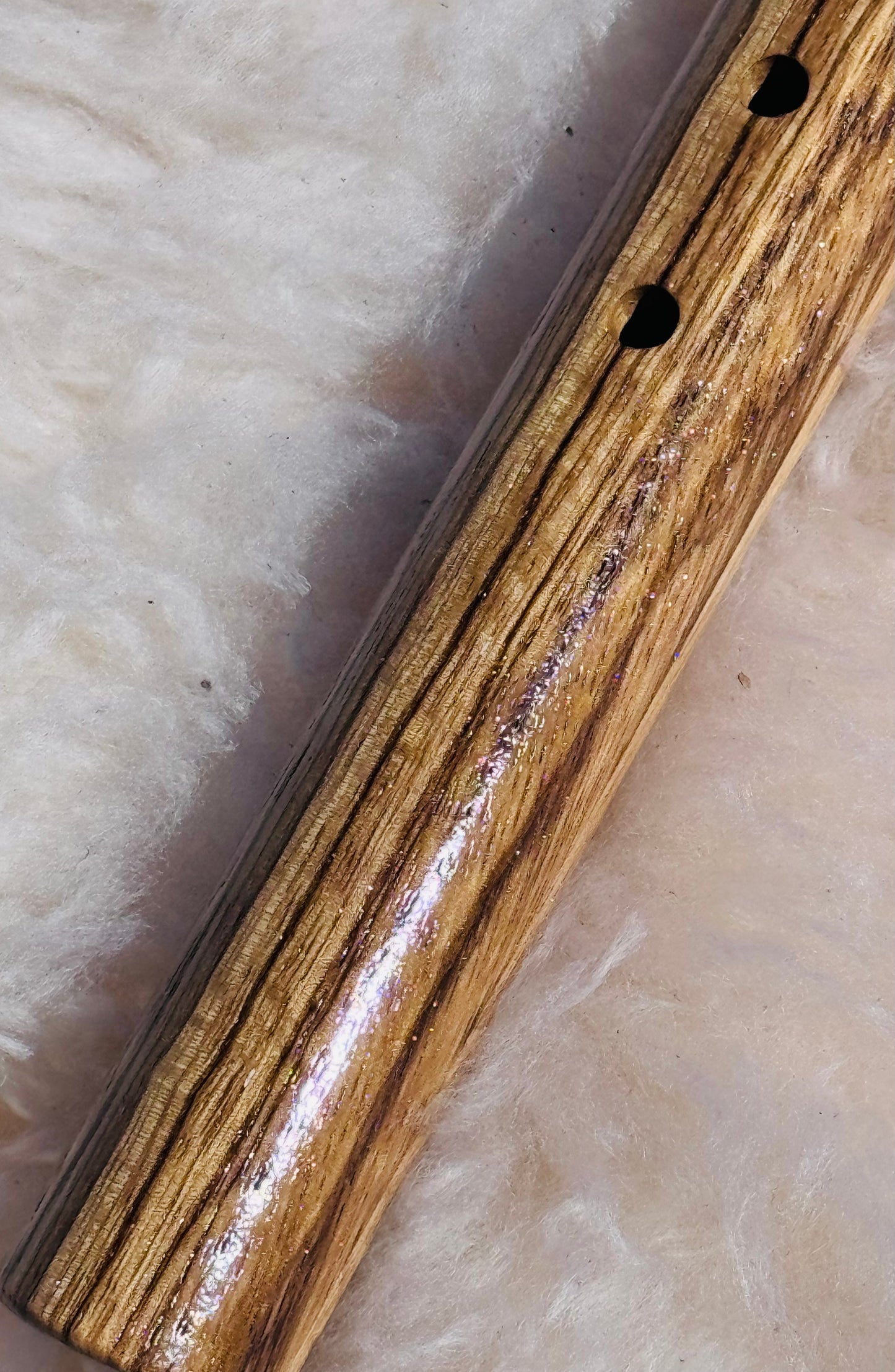 Native American style flute Zebrano G 432Hz
