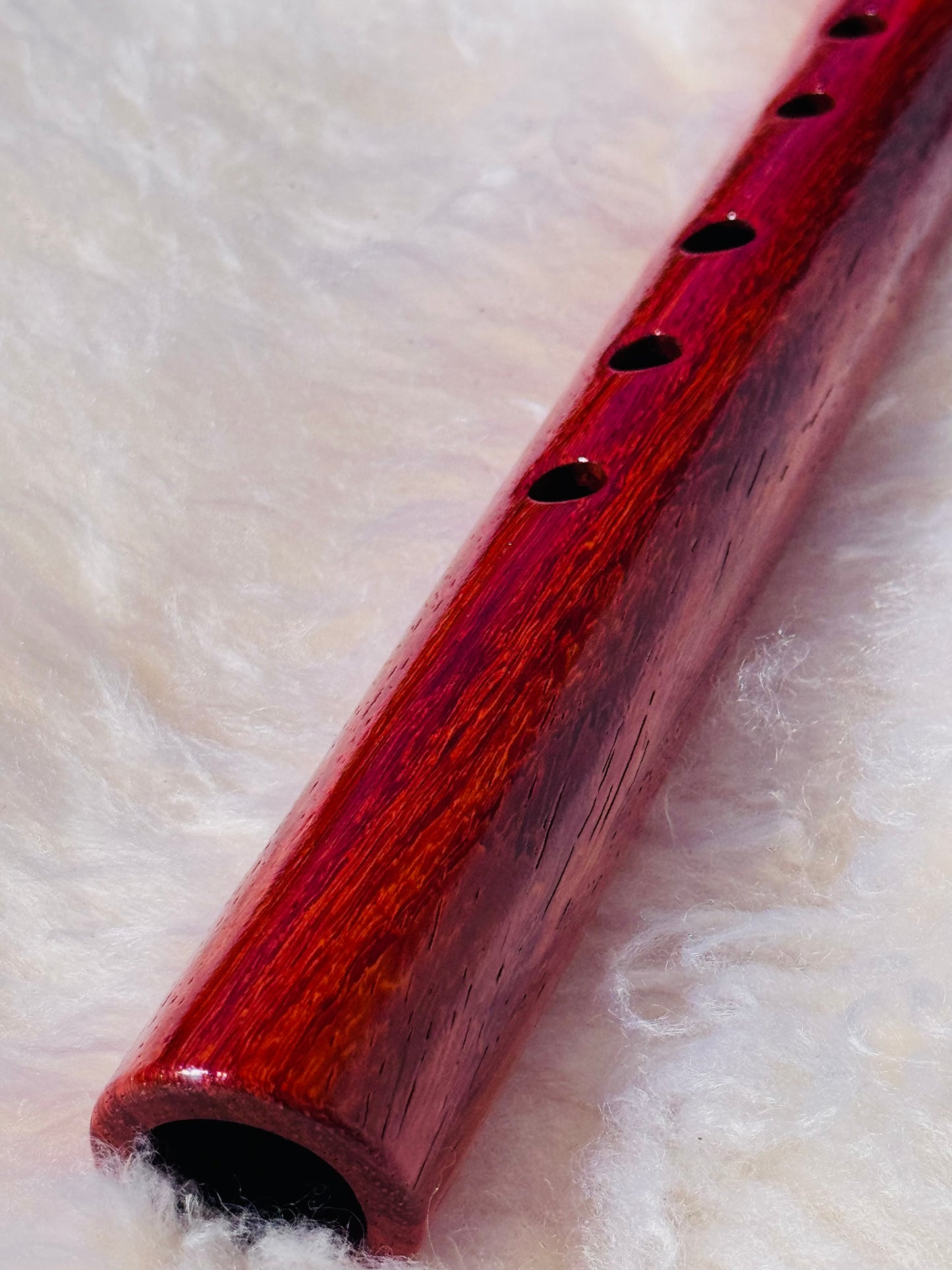 Native American style flute Red padouk G 440Hz
