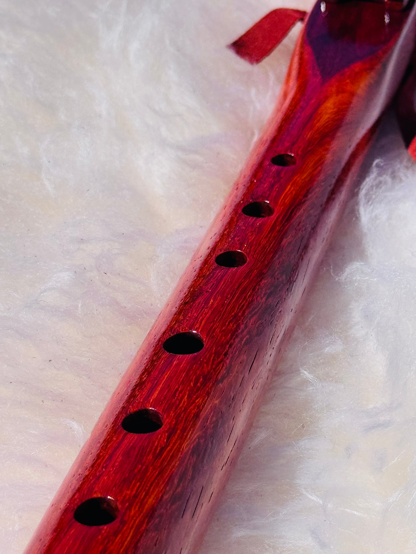 Native American style flute Red padouk G 440Hz