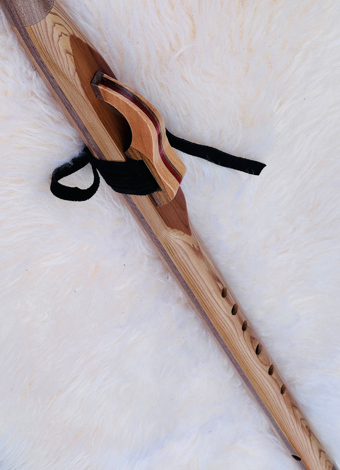 Native American style flute Cedar F# 432Hz