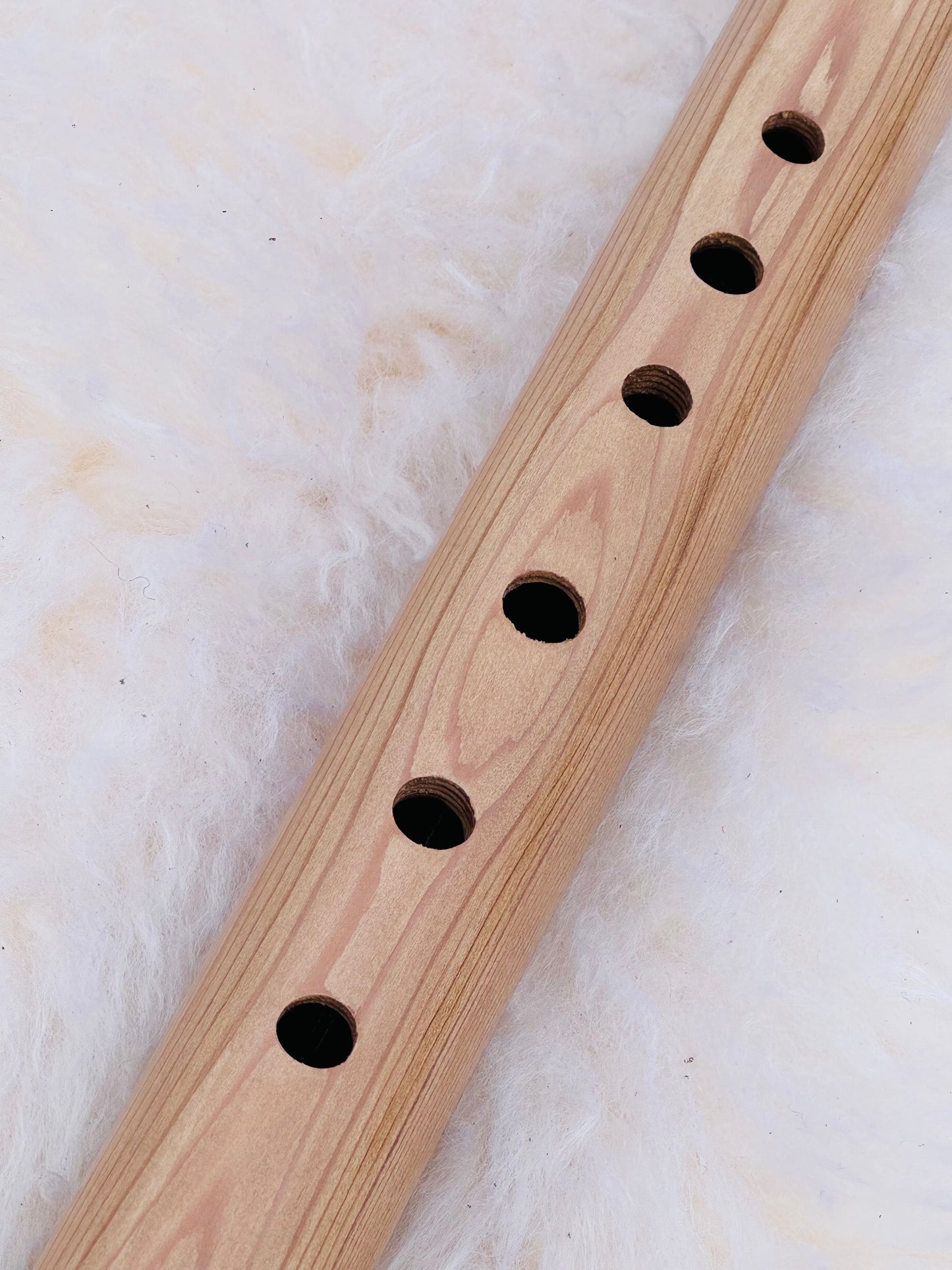 Native American style flute Cedar F# 432Hz