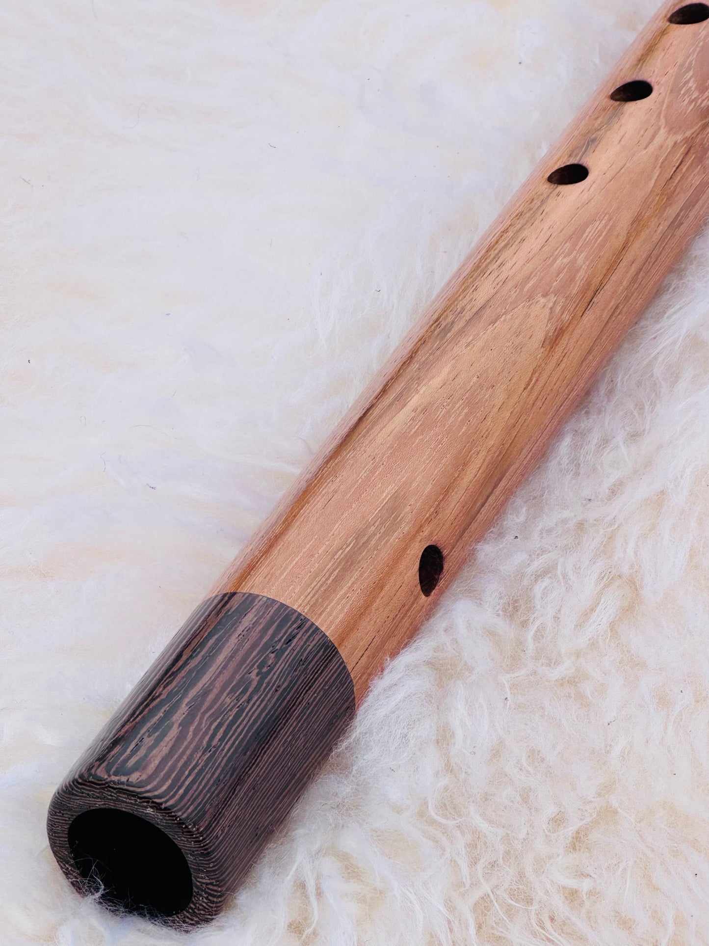 Native American style flute Jatoba&Wenge F#432Hz