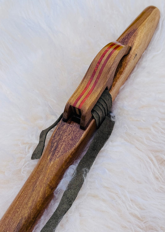 Native Ameeican style flute Iron wood F# 432Hz