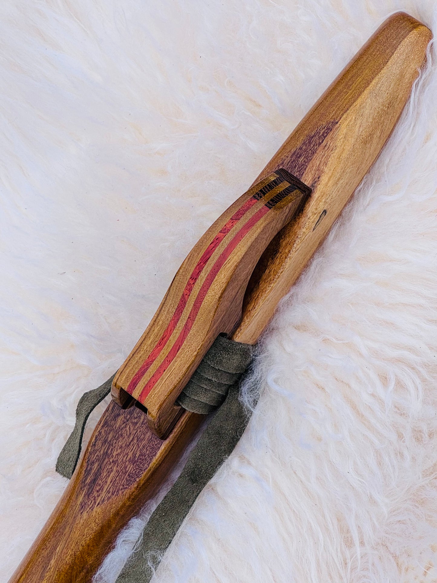 Native Ameeican style flute Iron wood F# 432Hz