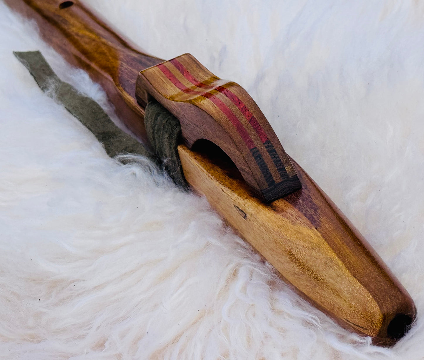 Native Ameeican style flute Iron wood F# 432Hz