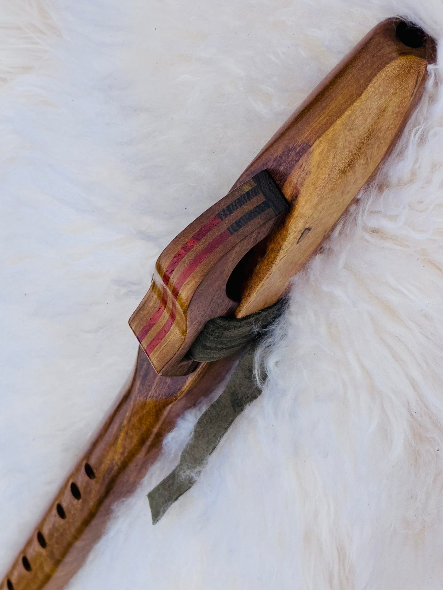 Native Ameeican style flute Iron wood F# 432Hz
