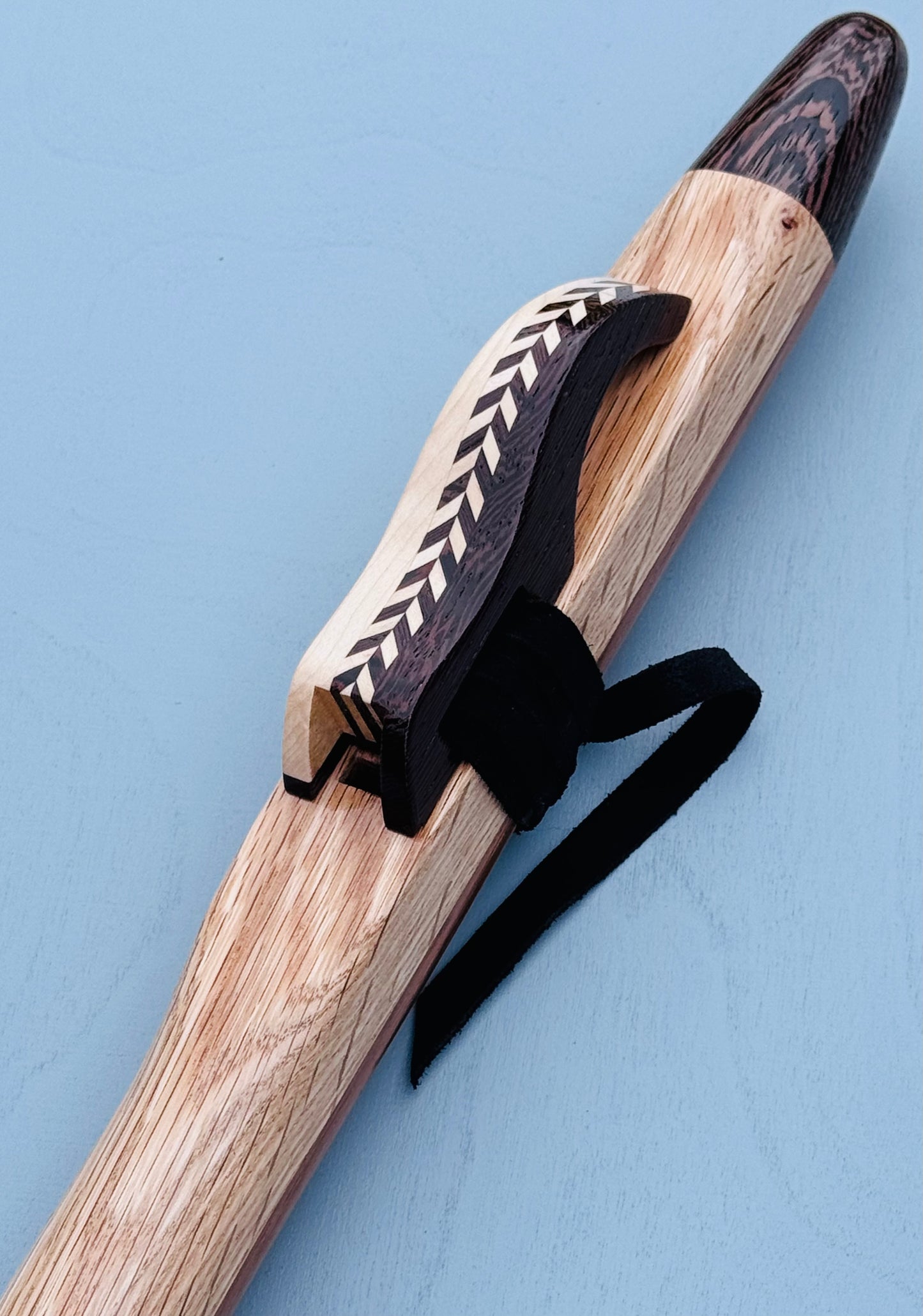 Native American style flute Oak&Wenge F# 440Hz
