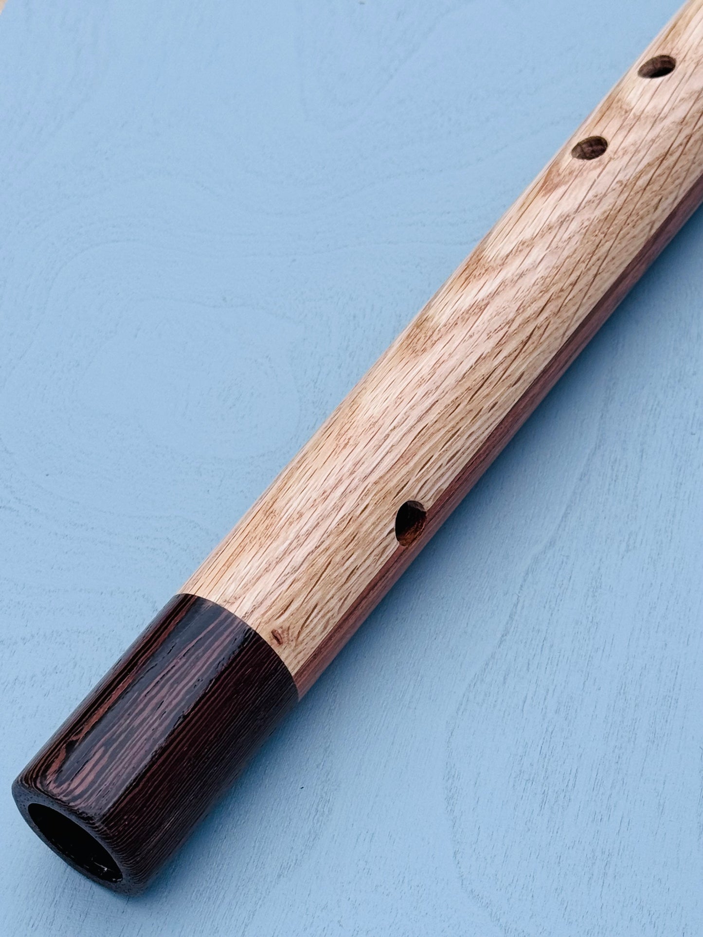 Native American style flute Oak&Wenge F# 440Hz