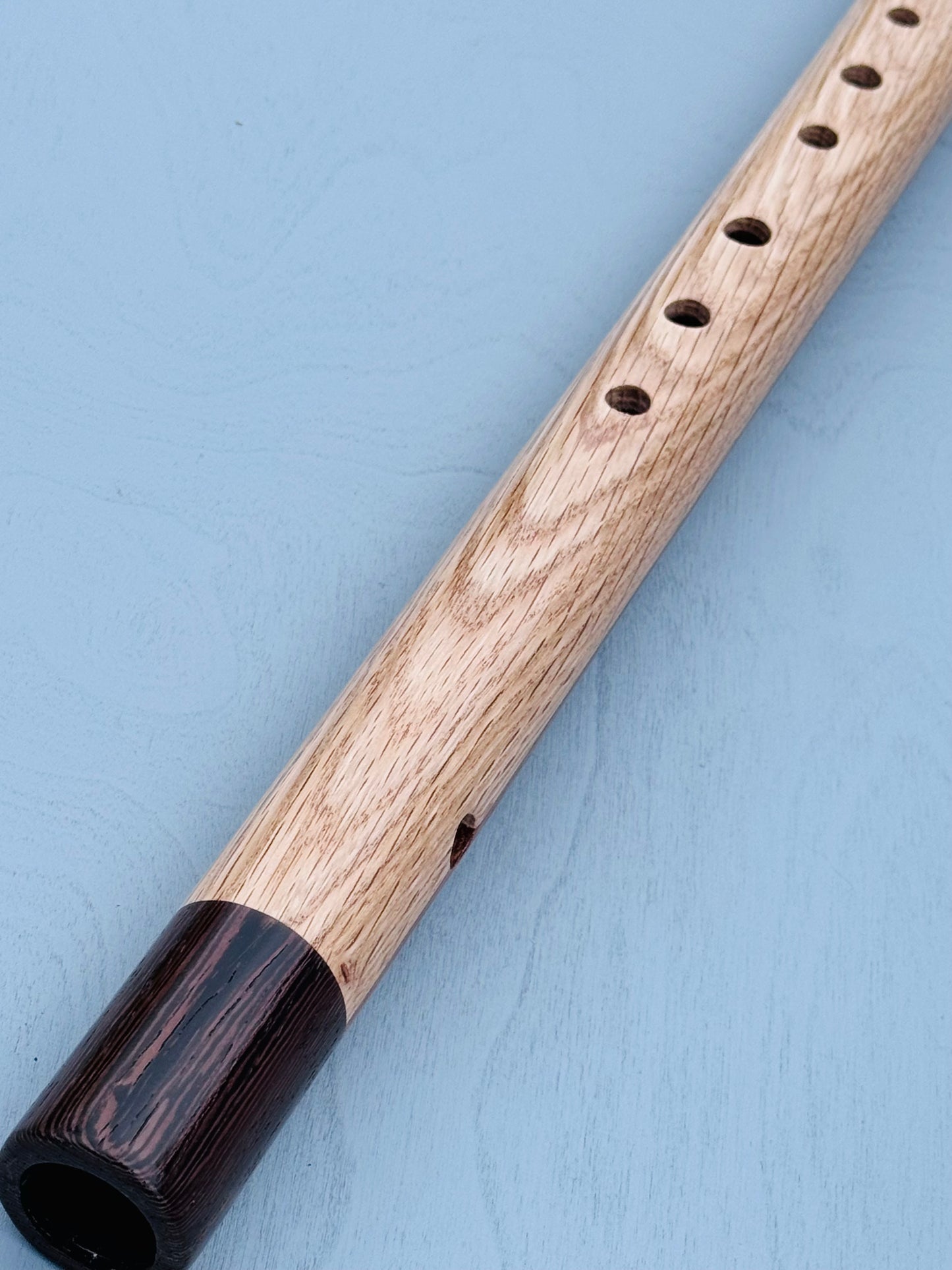 Native American style flute Oak&Wenge F# 440Hz