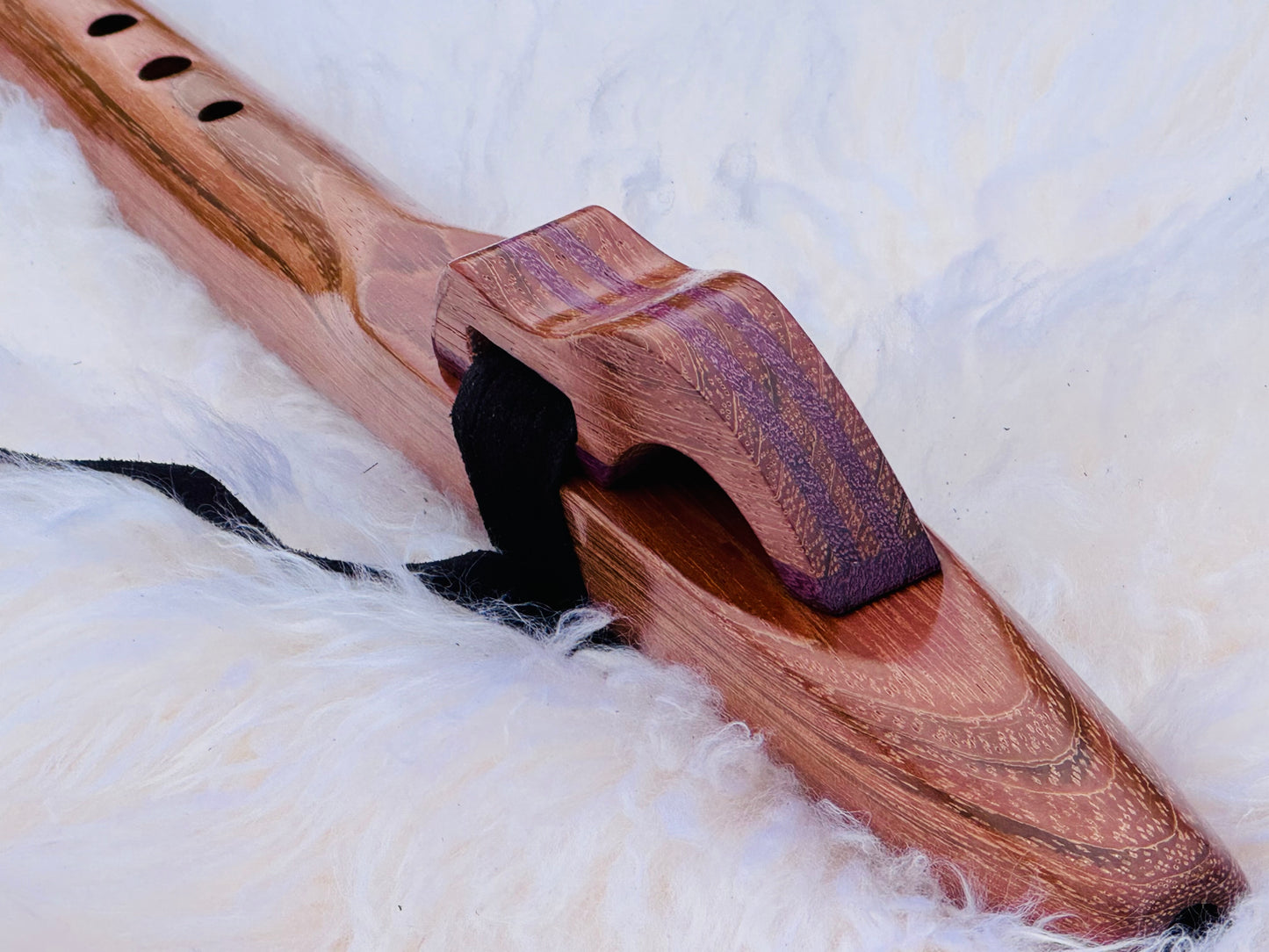 Native American style flute Jatoba F# 440Hz