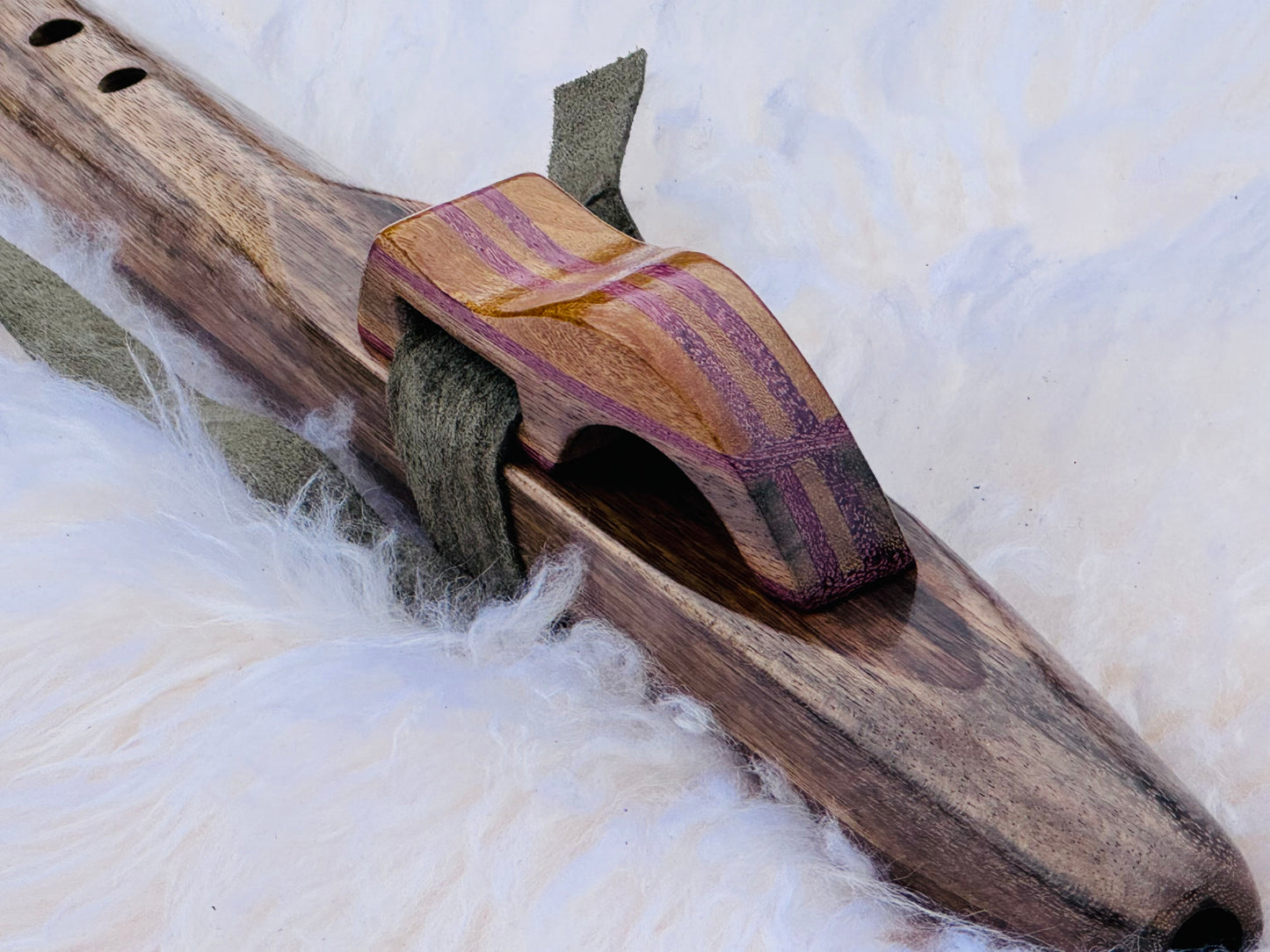 Native American style flute Amazakoue G 432Hz