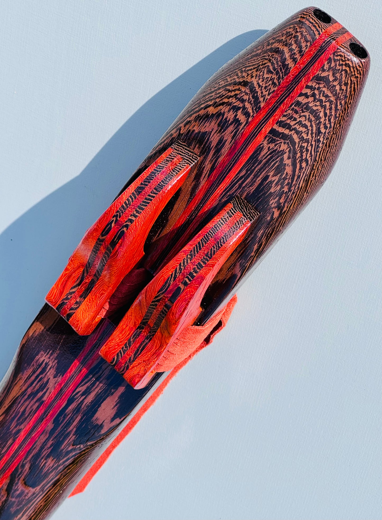 Native American style double flute Wenge G 440Hz