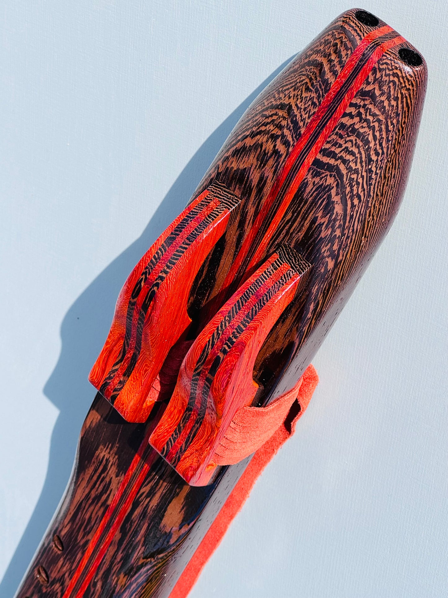 Native American style double flute Wenge G 440Hz