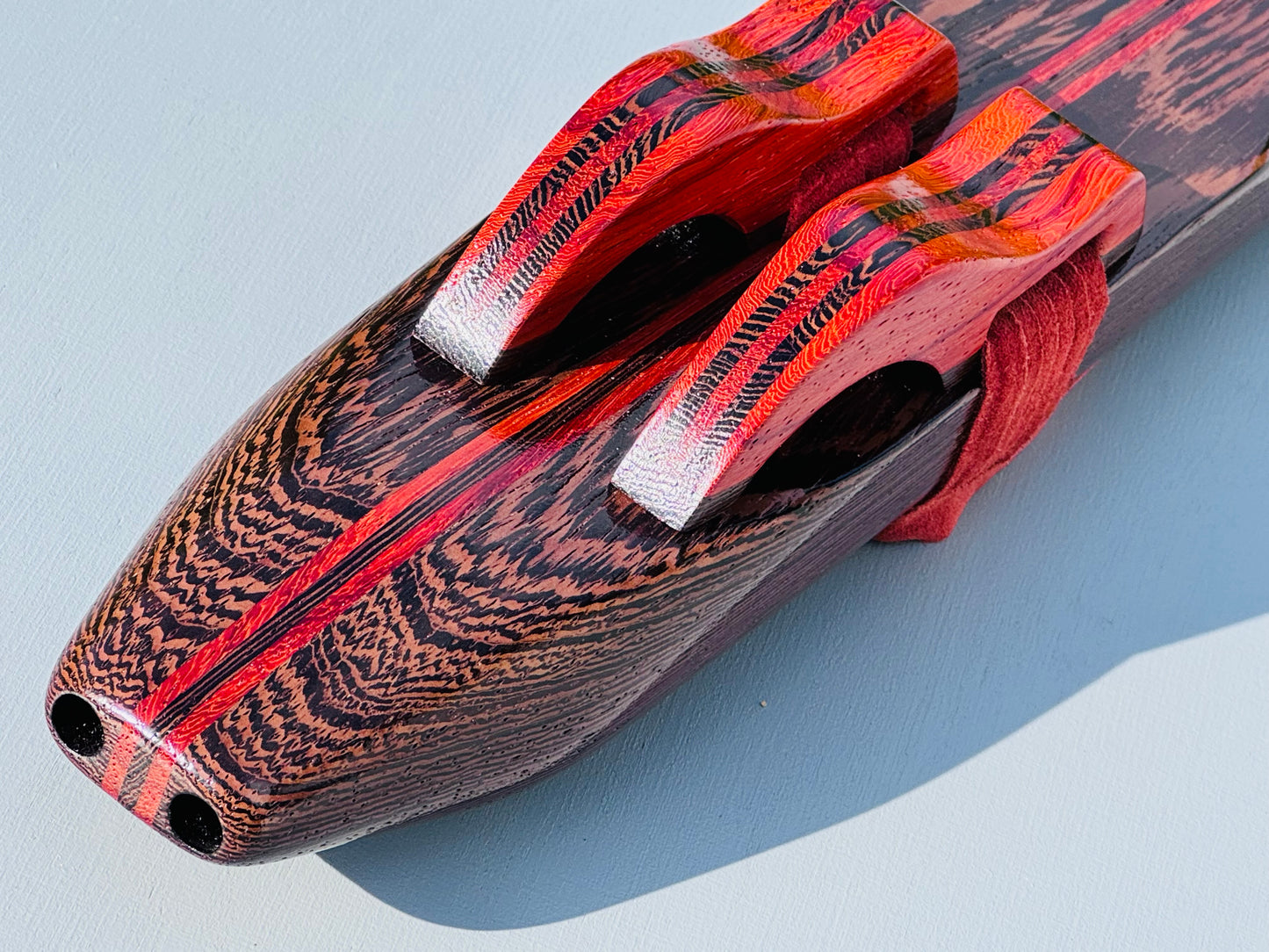 Native American style double flute Wenge G 440Hz