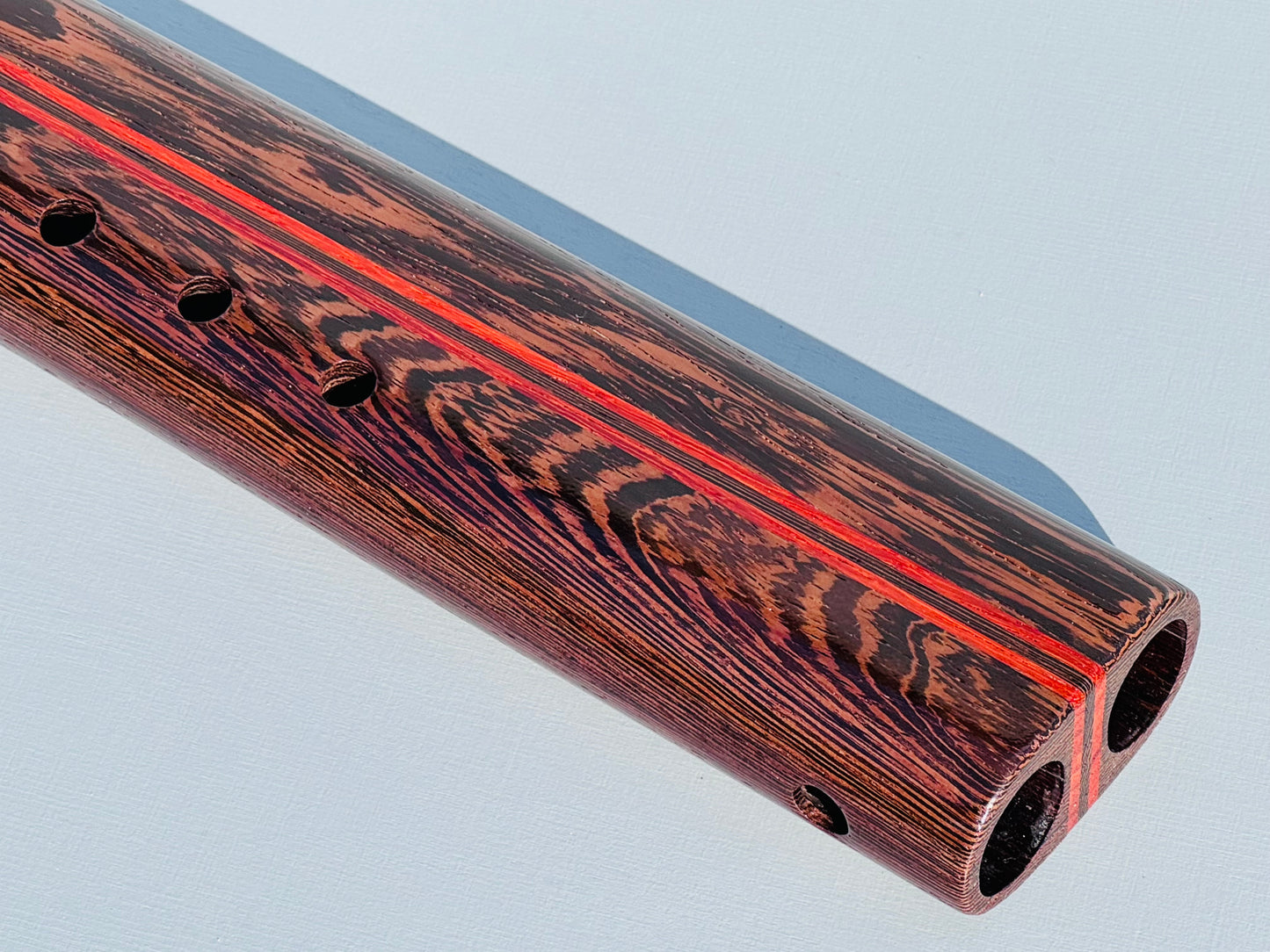 Native American style double flute Wenge G 440Hz