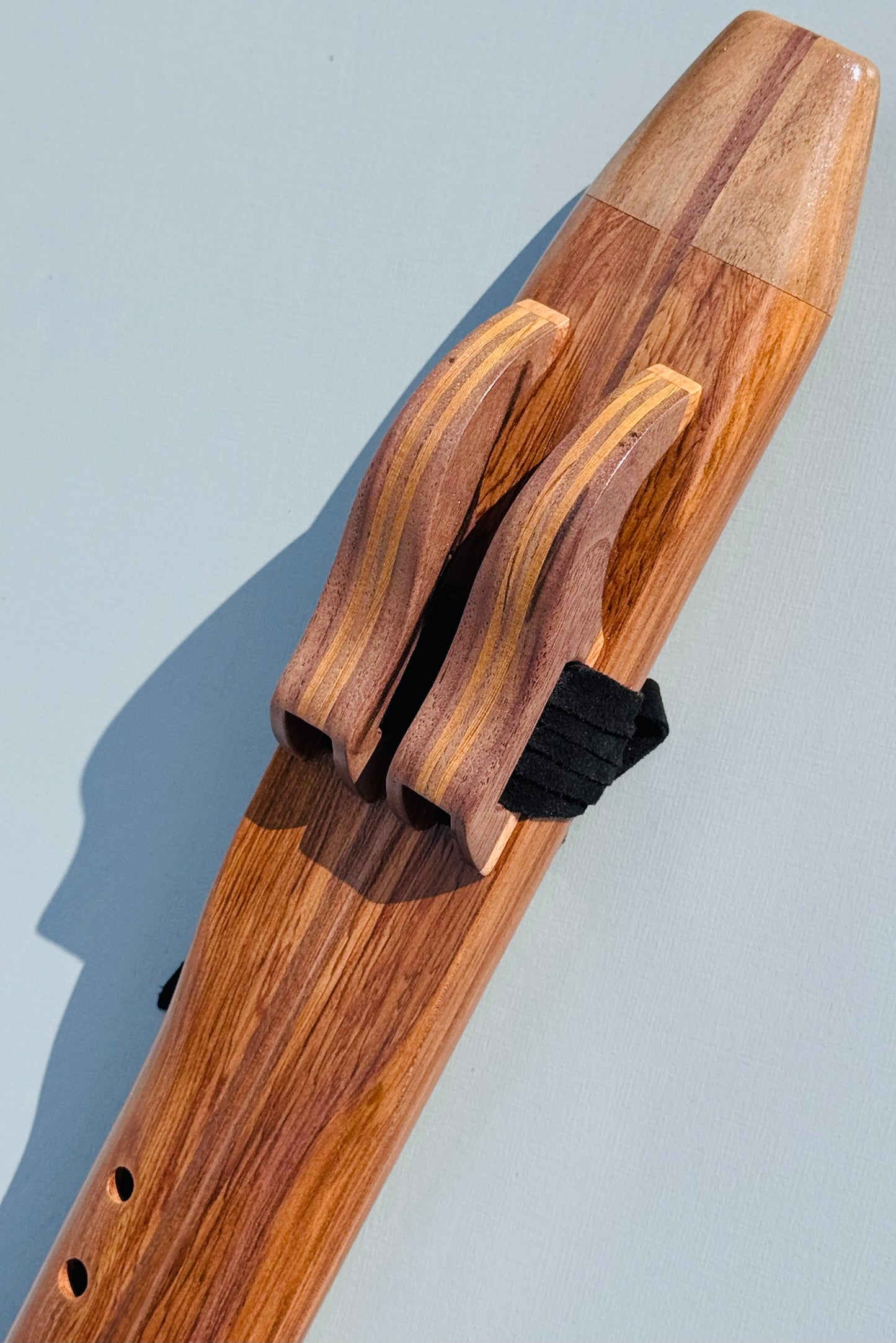 Native American style double flute Aromatic cedar&walnut G 432Hz