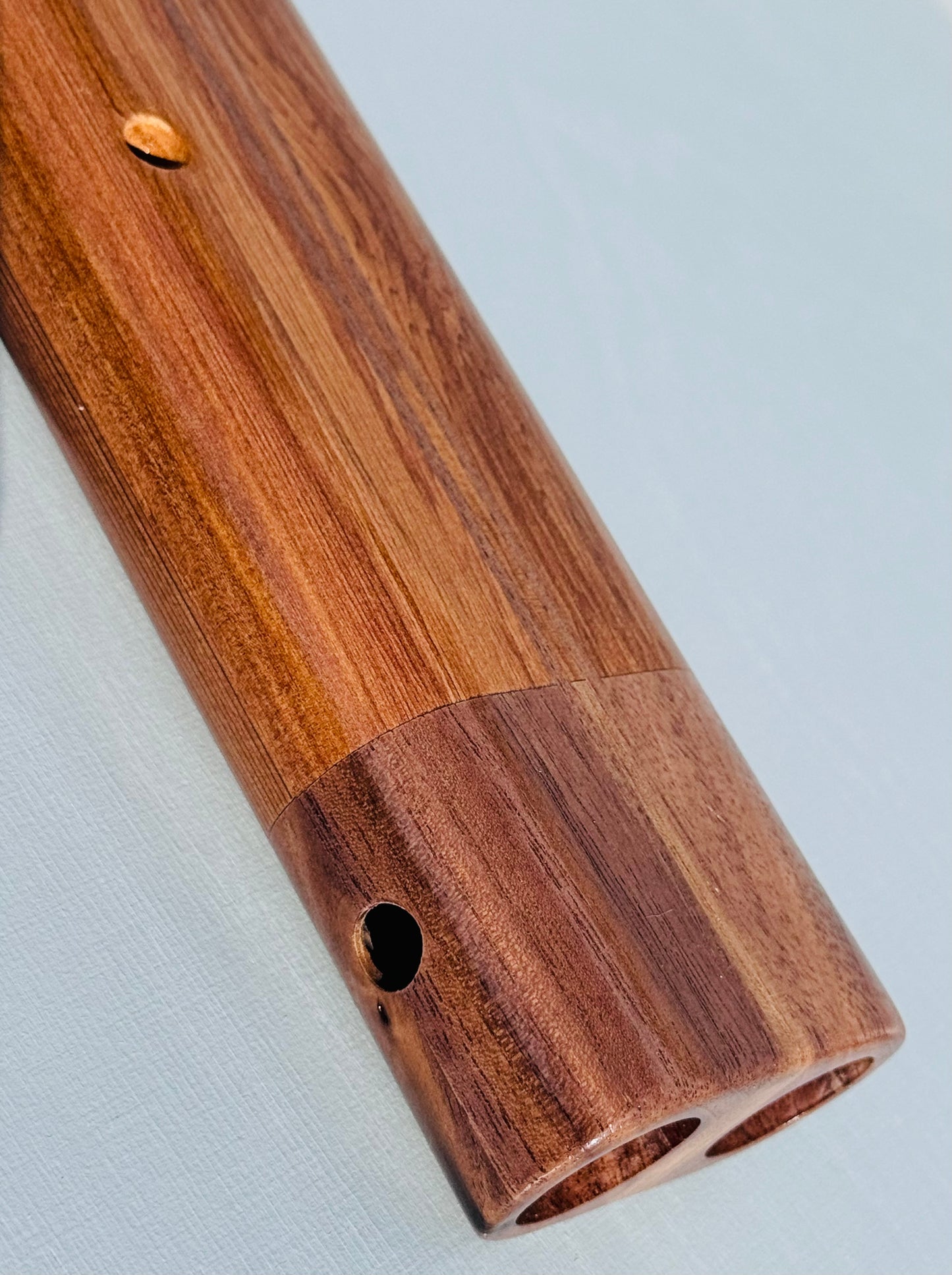 Native American style double flute Aromatic cedar&walnut G 432Hz